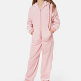 Original Velvet Kids Jumpsuit Pink