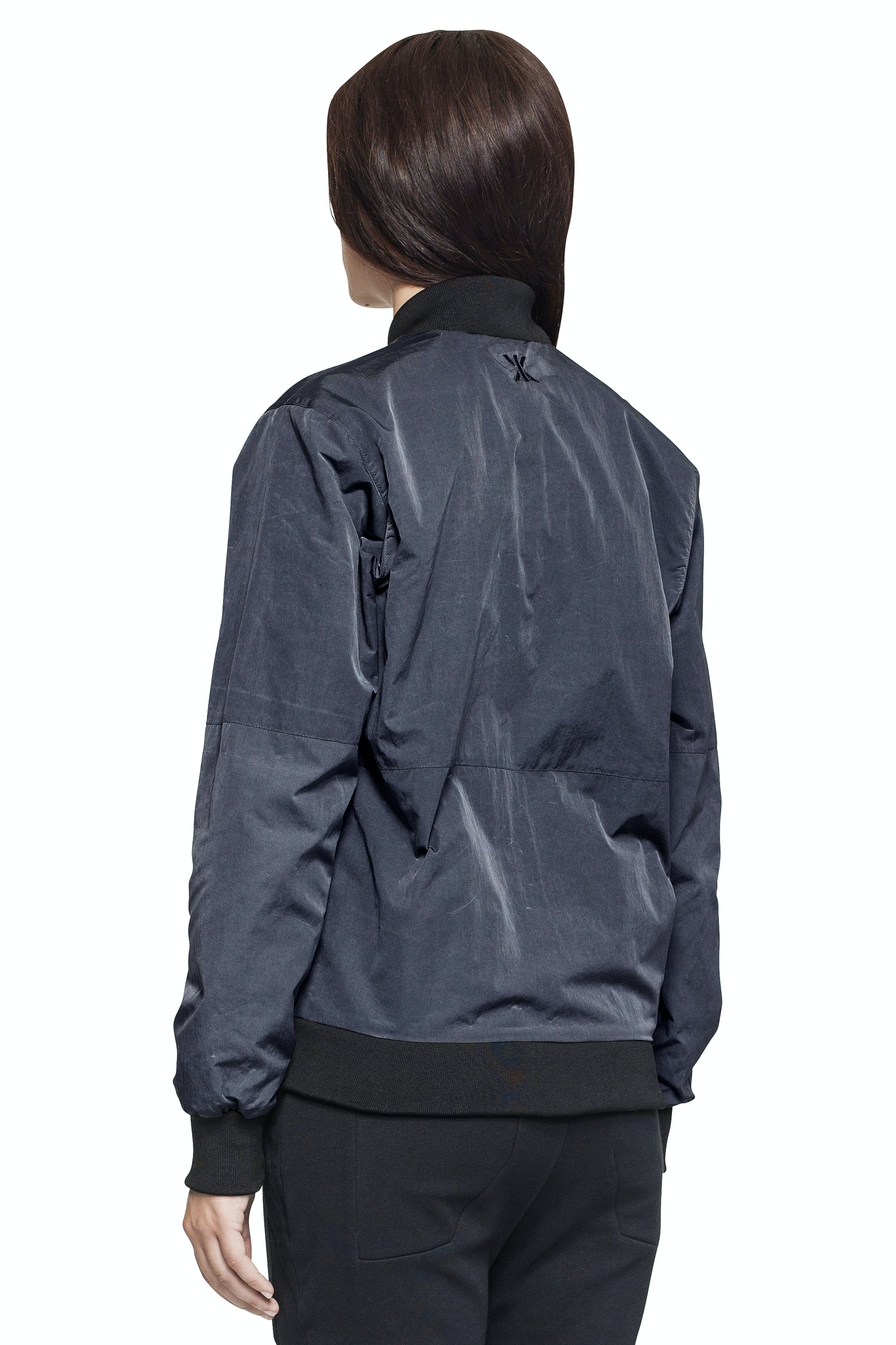 Ripple Bomber Jacket Dark Grey