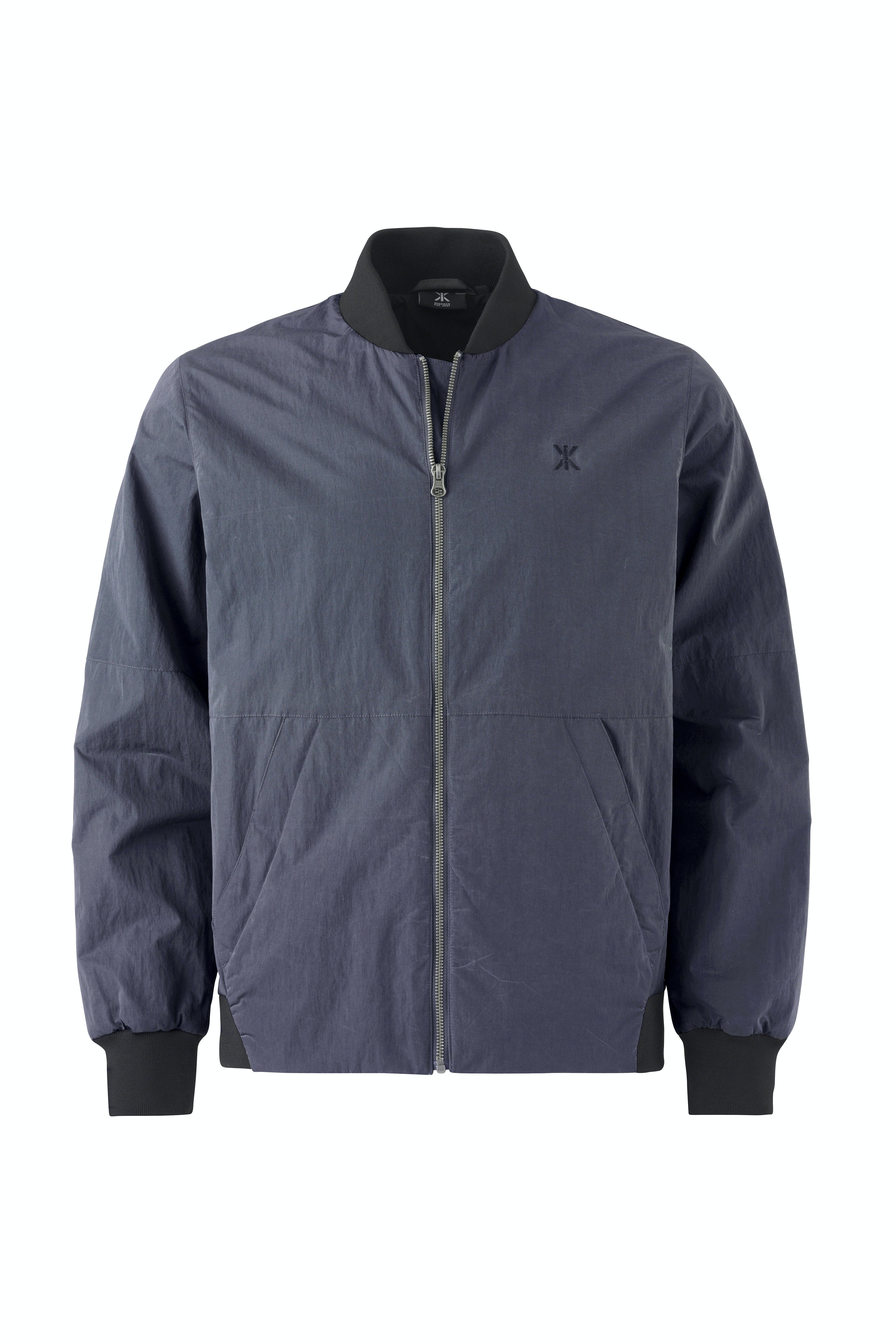 Ripple Bomber Jacket Dark Grey