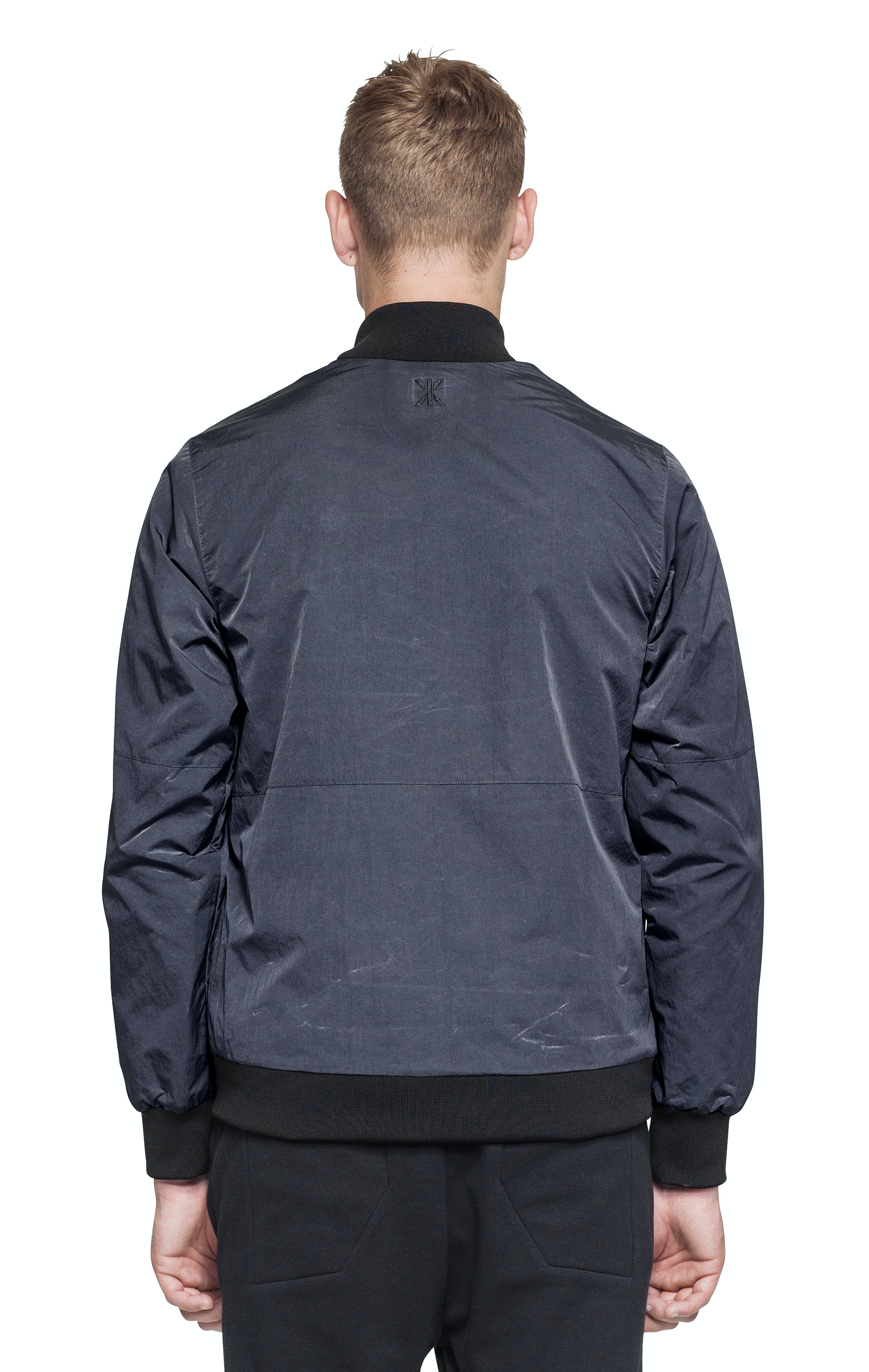Ripple Bomber Jacket Dark Grey