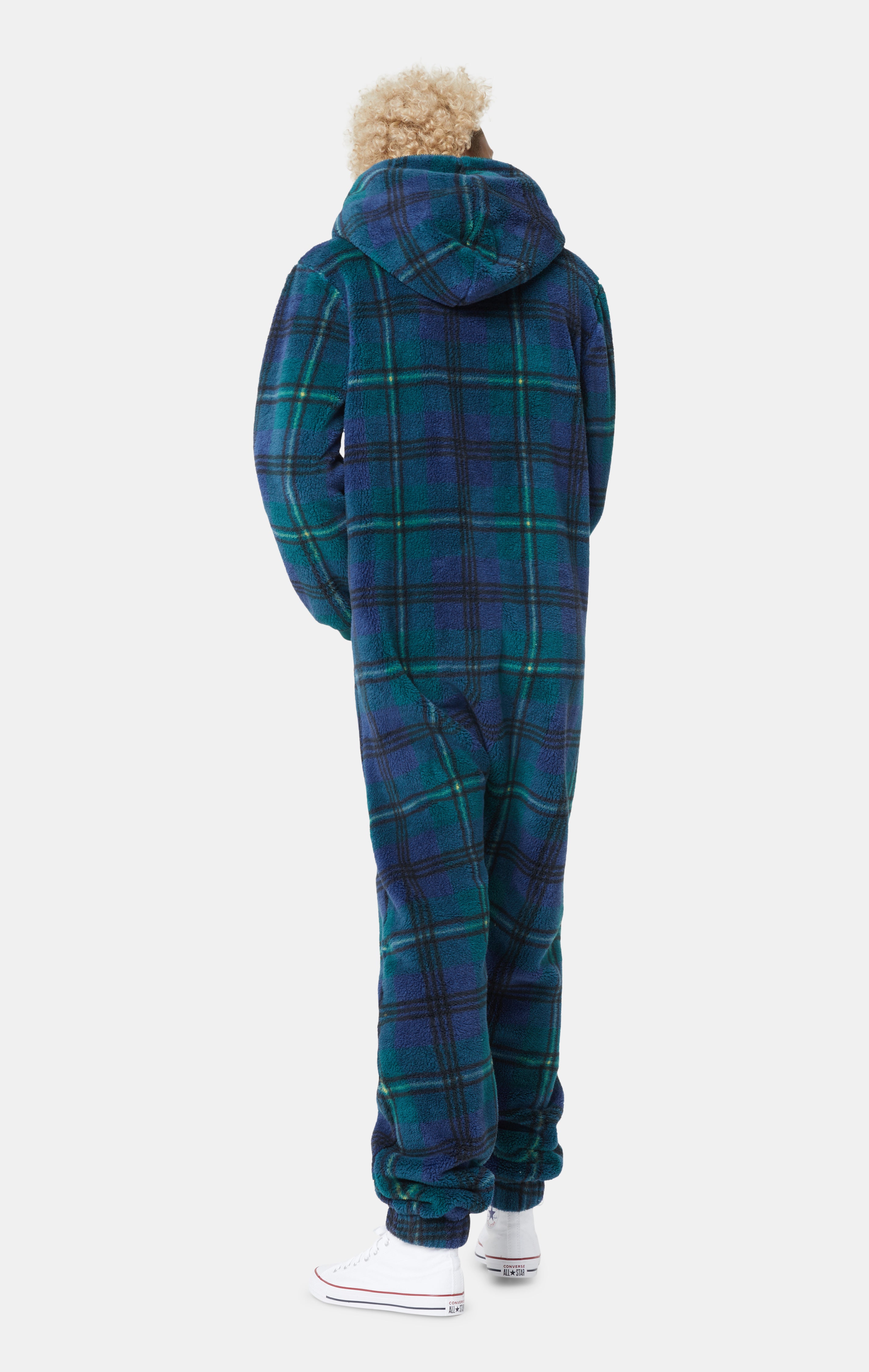 The Puppy Jumpsuit Checkered Green