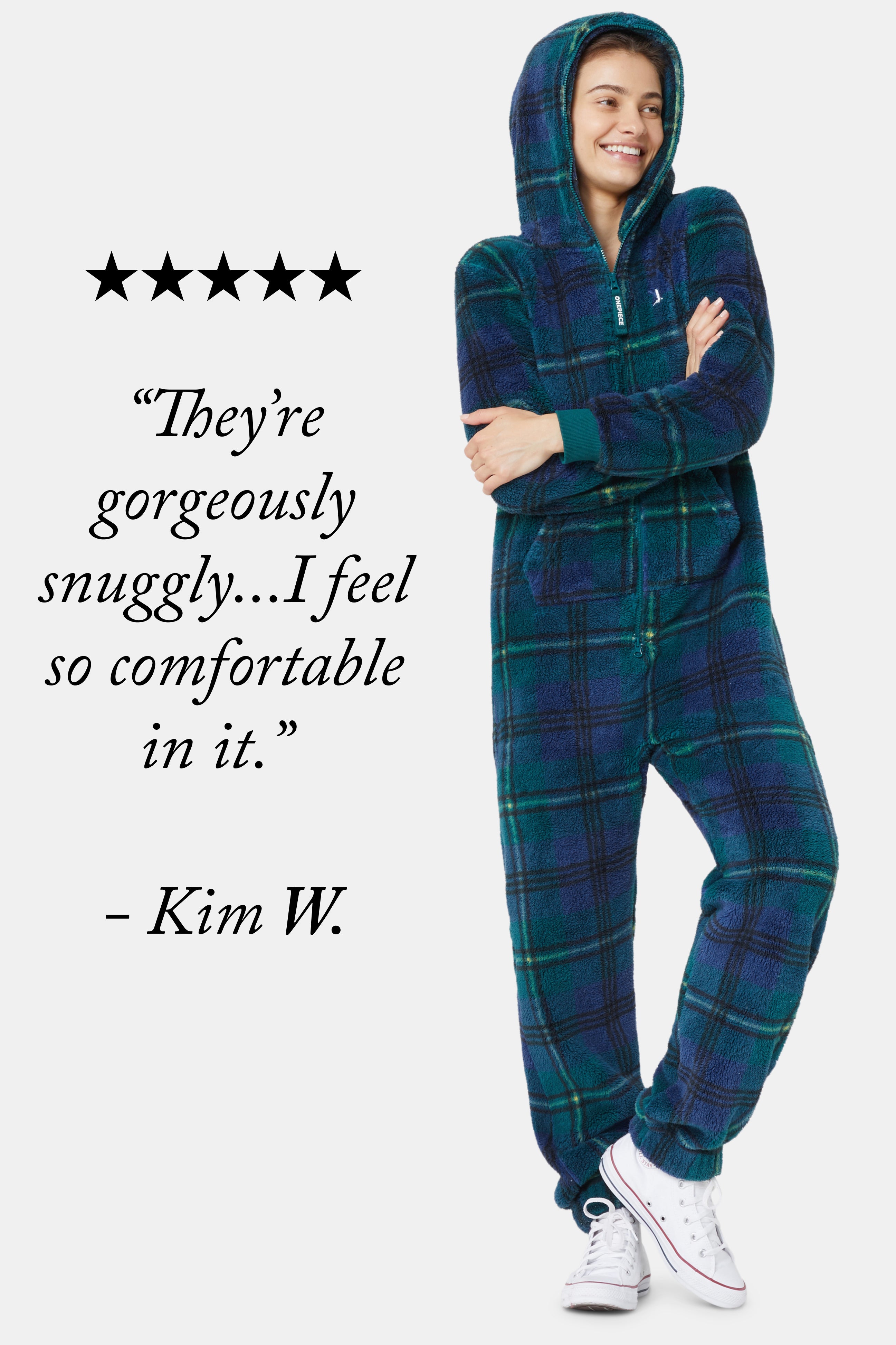 The Puppy Jumpsuit Checkered Green