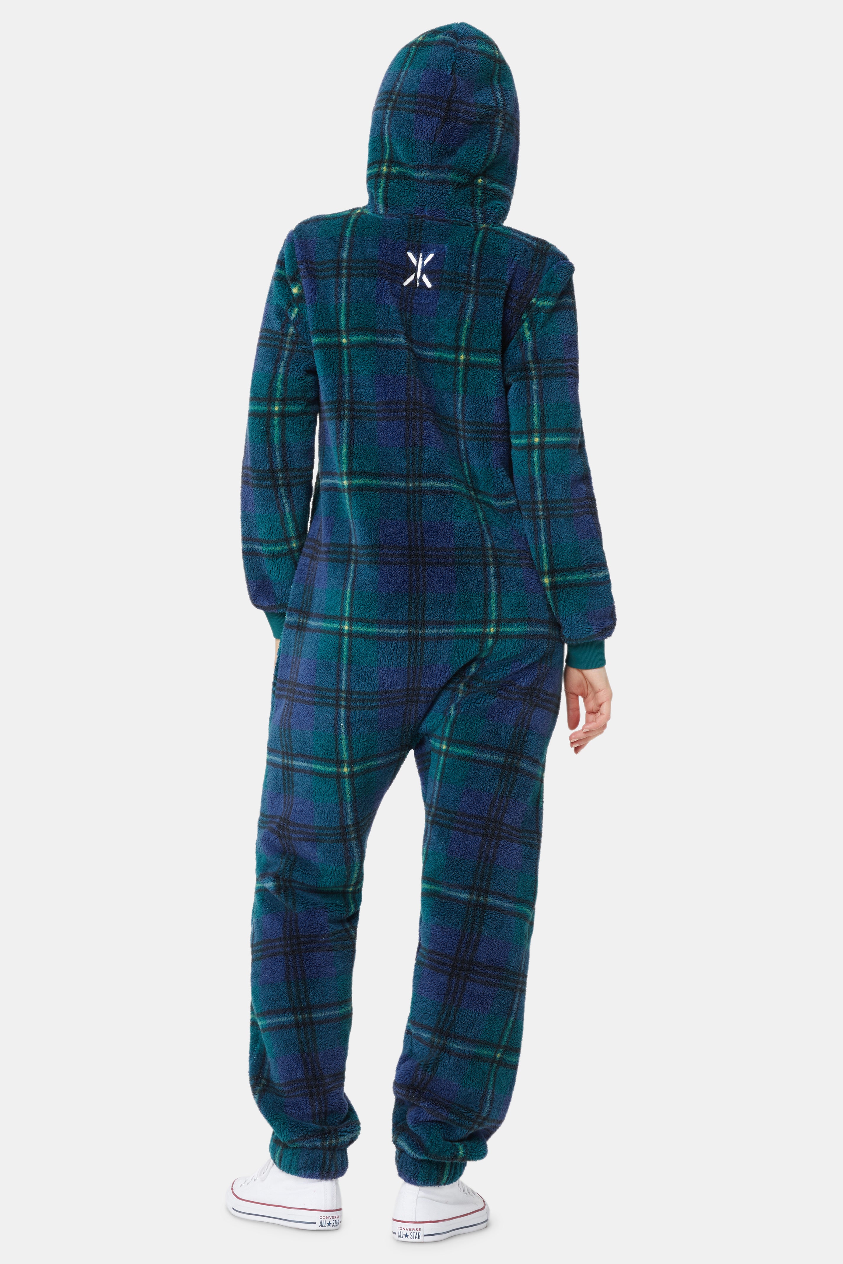 The Puppy Jumpsuit Checkered Green