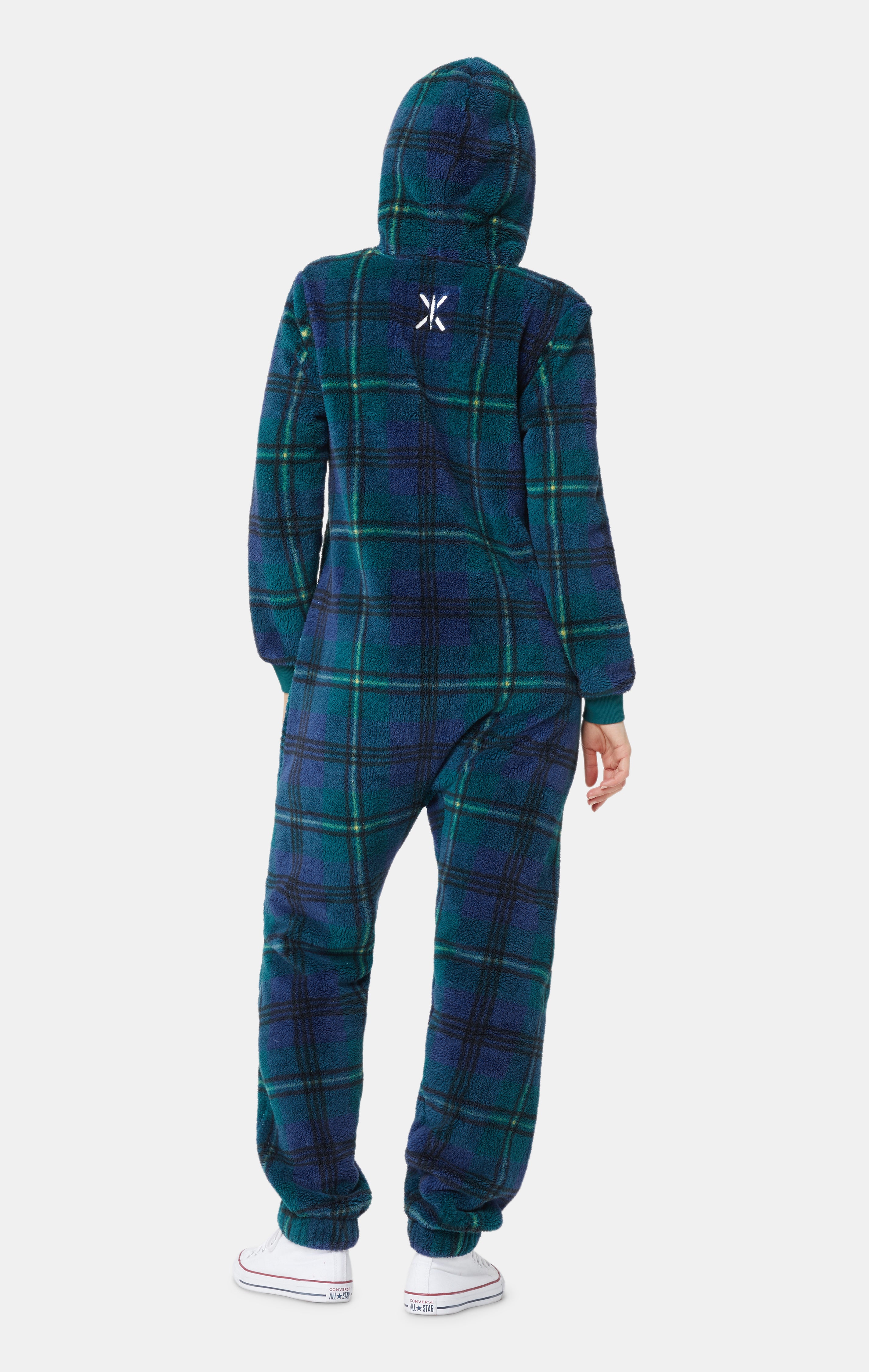 The Puppy Jumpsuit Checkered Green