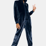 Original Velour Kids Jumpsuit Navy