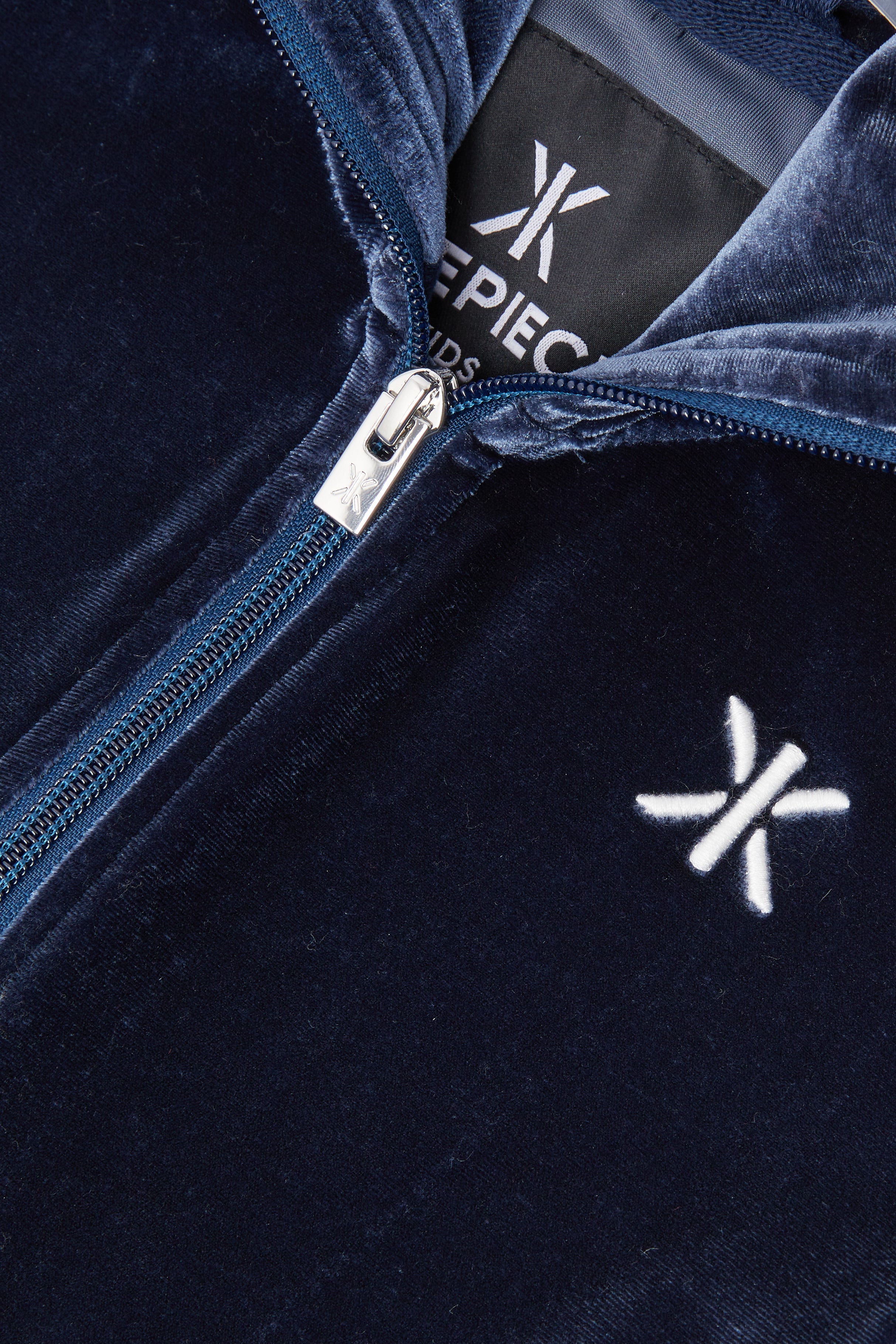 Original Velour Kids Jumpsuit Navy