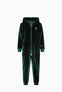 Original Velour Kids Jumpsuit Green