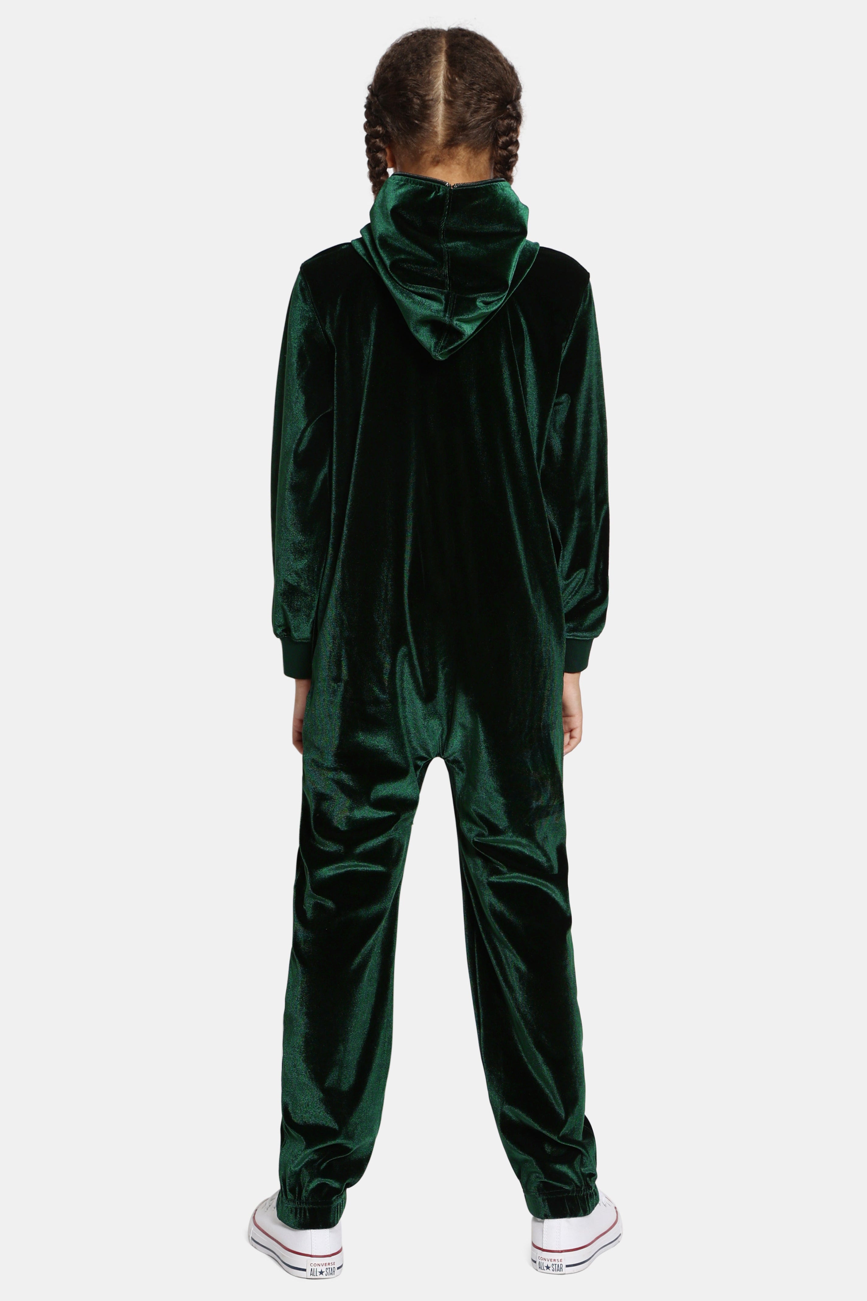 Original Velour Kids Jumpsuit Green