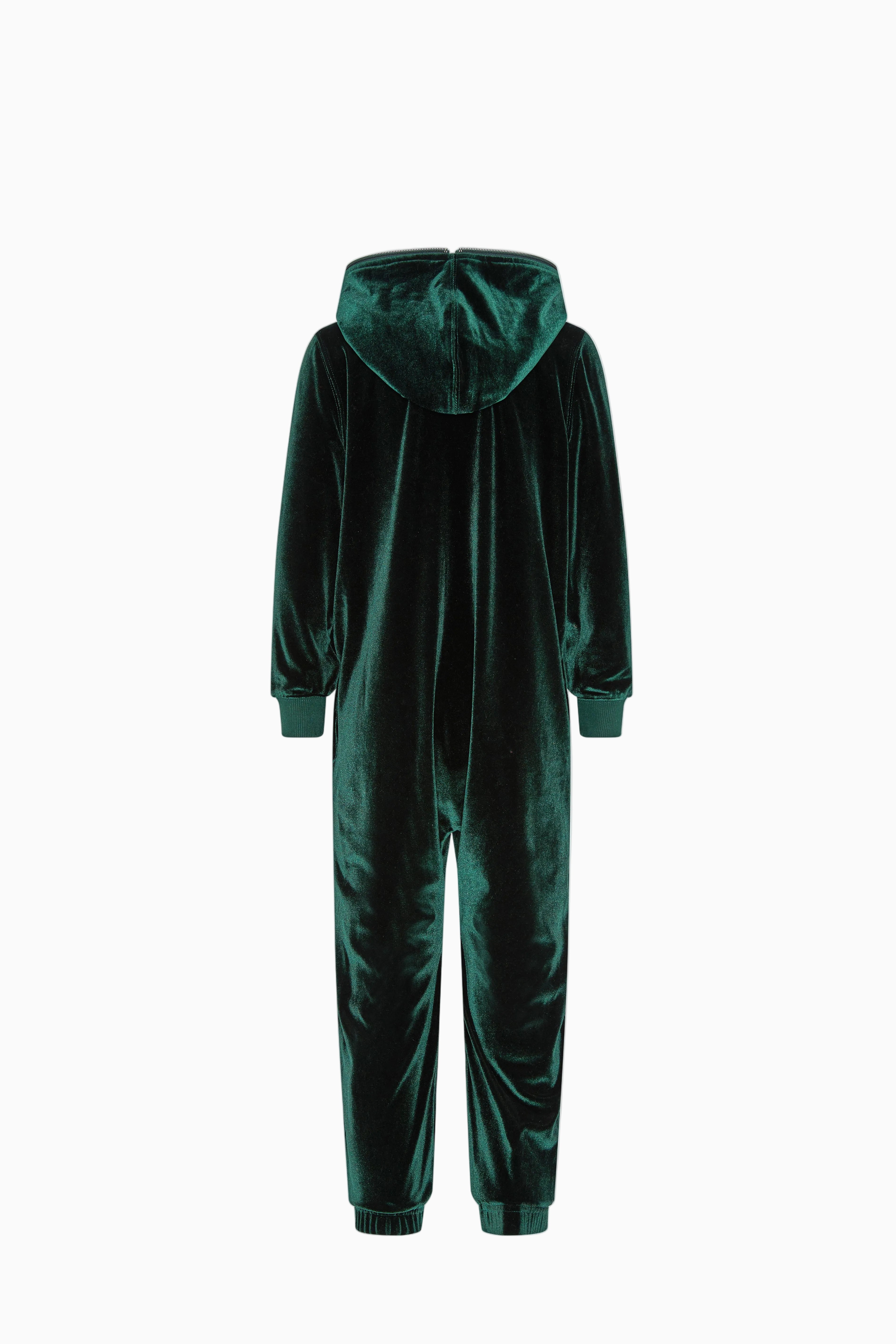 Original Velour Kids Jumpsuit Green