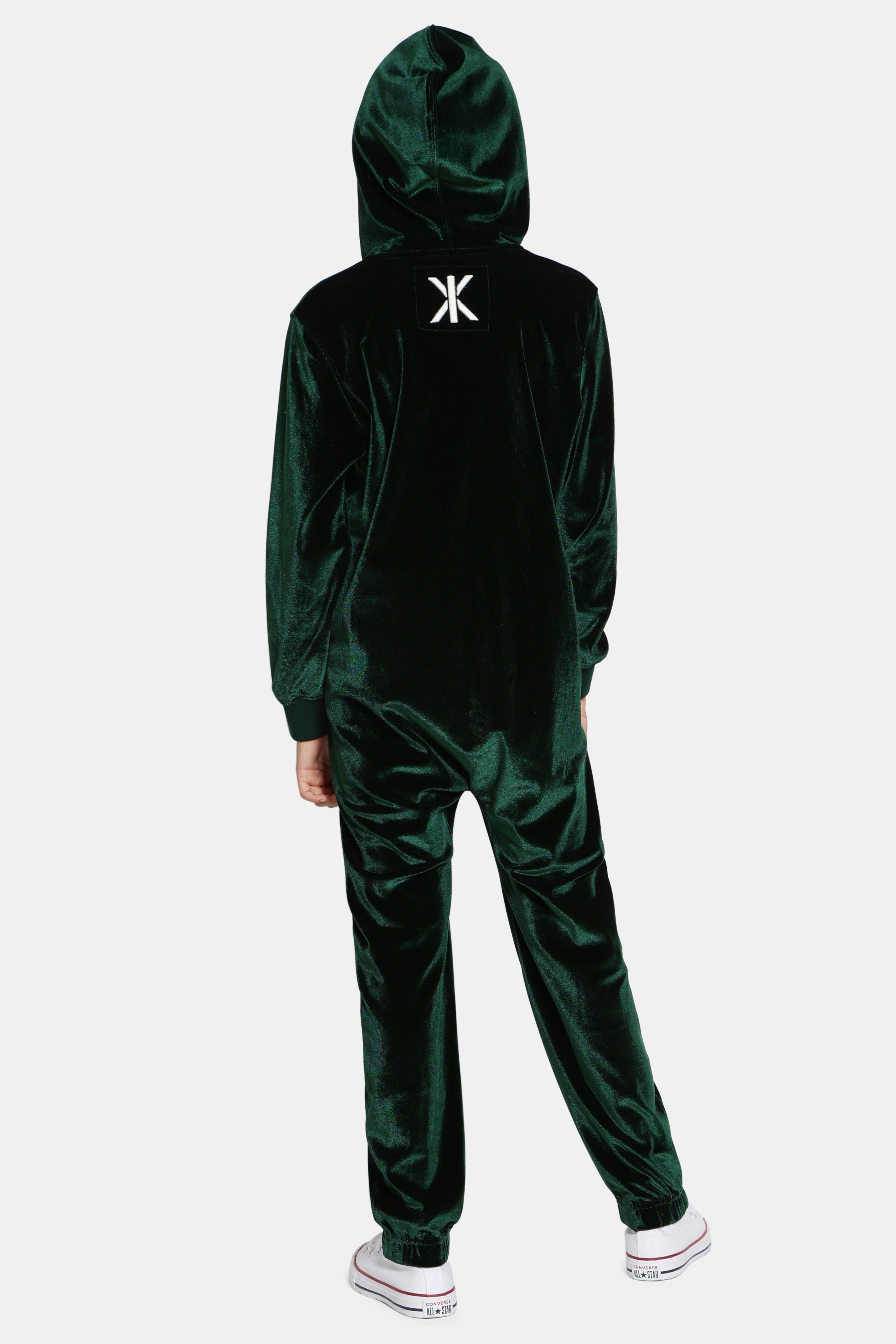 Original Velour Kids Jumpsuit Green