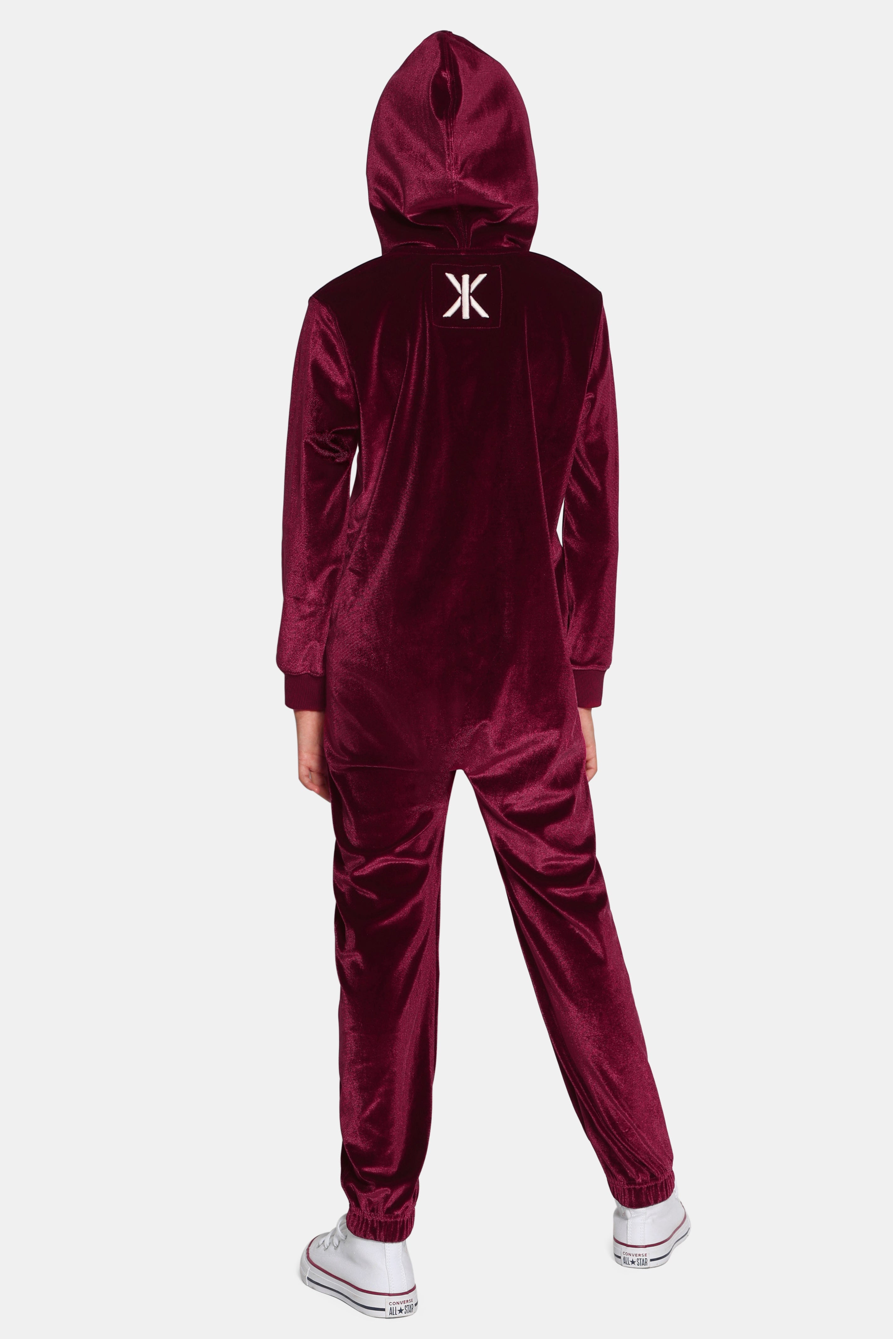 Original Velour Kids Jumpsuit Red