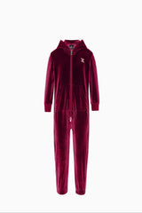 Original Velour Kids Jumpsuit | Red