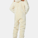 The New Vegan Shearling Jumpsuit Off White