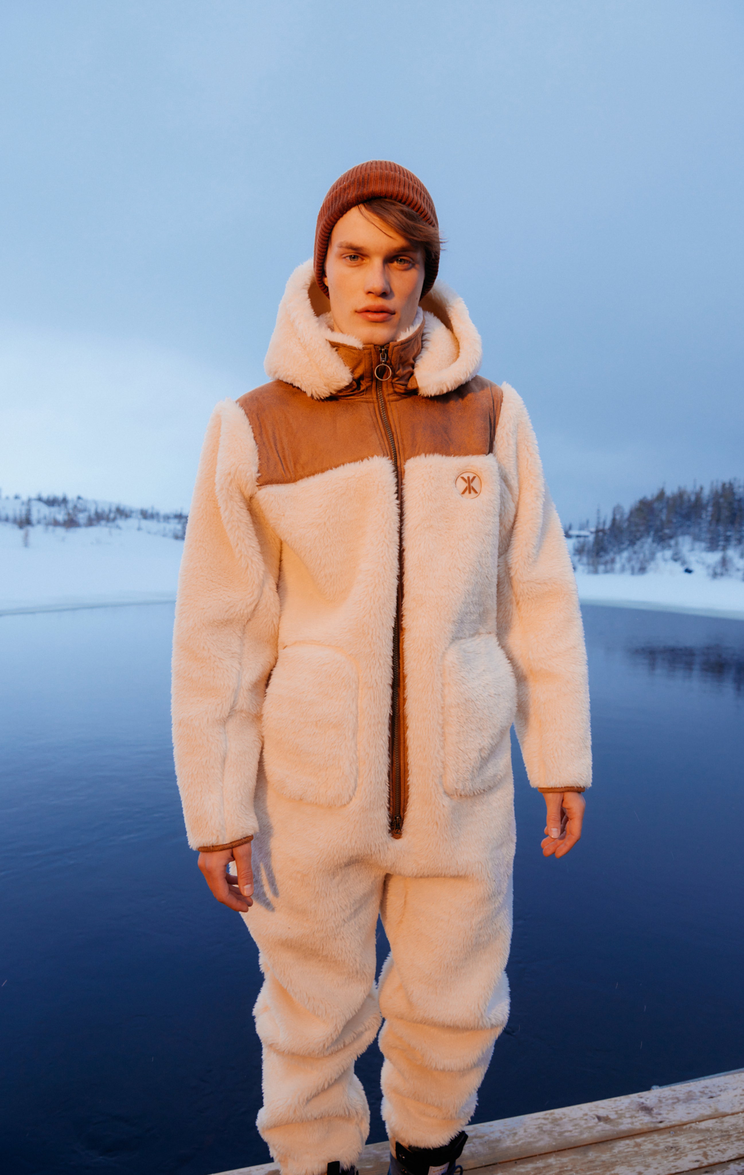 The New Vegan Shearling Jumpsuit | Off White – Onepiece