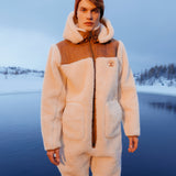 The New Vegan Shearling Jumpsuit Off White