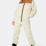 The New Vegan Shearling Jumpsuit Off White