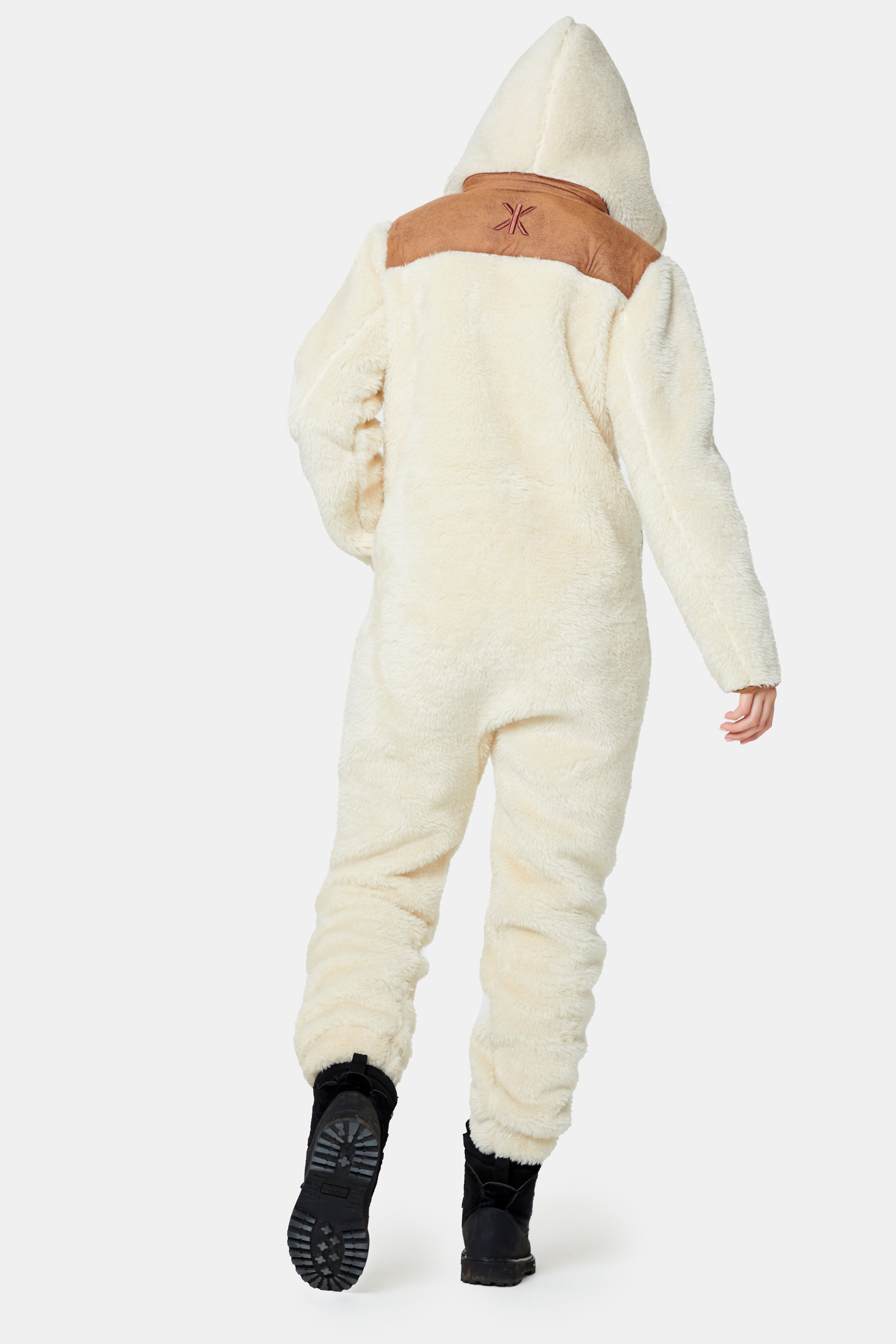 The New Vegan Shearling Jumpsuit Off White