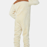The New Vegan Shearling Jumpsuit Off White