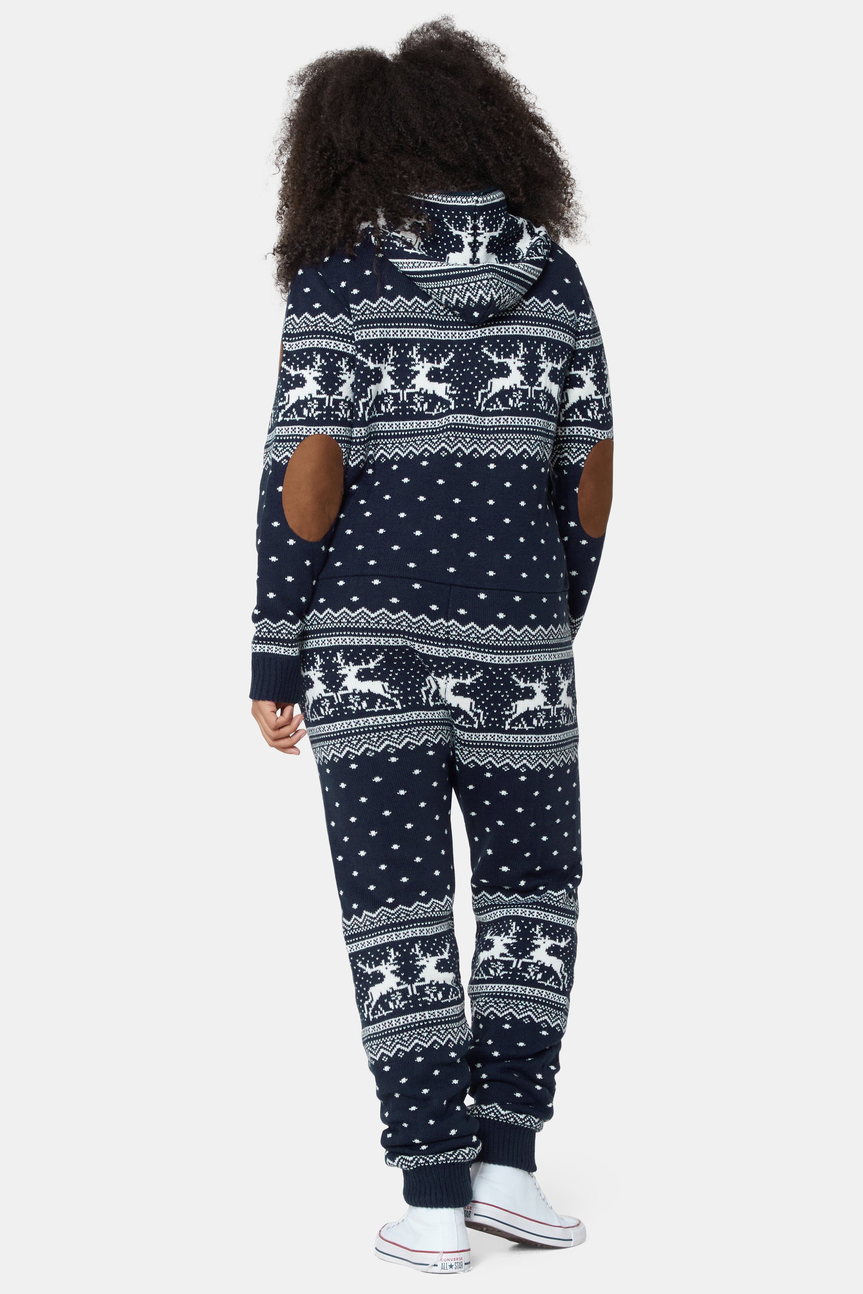Holidays Are Coming Onesie Jumpsuit Navy