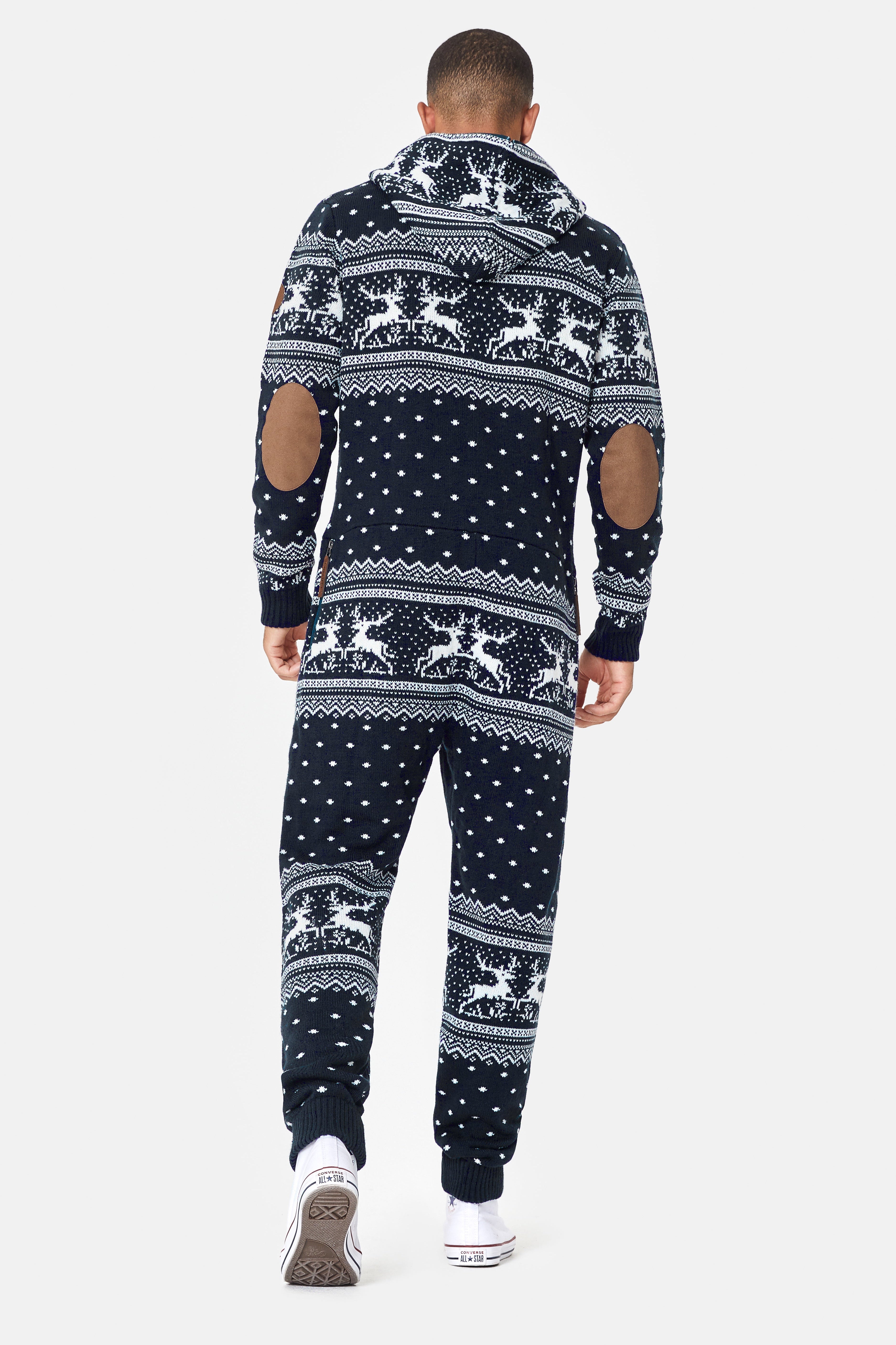 Holidays Are Coming Onesie Jumpsuit Navy