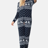 Holidays Are Coming Onesie Jumpsuit Navy