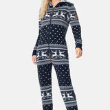 Holidays Are Coming Onesie Jumpsuit Navy