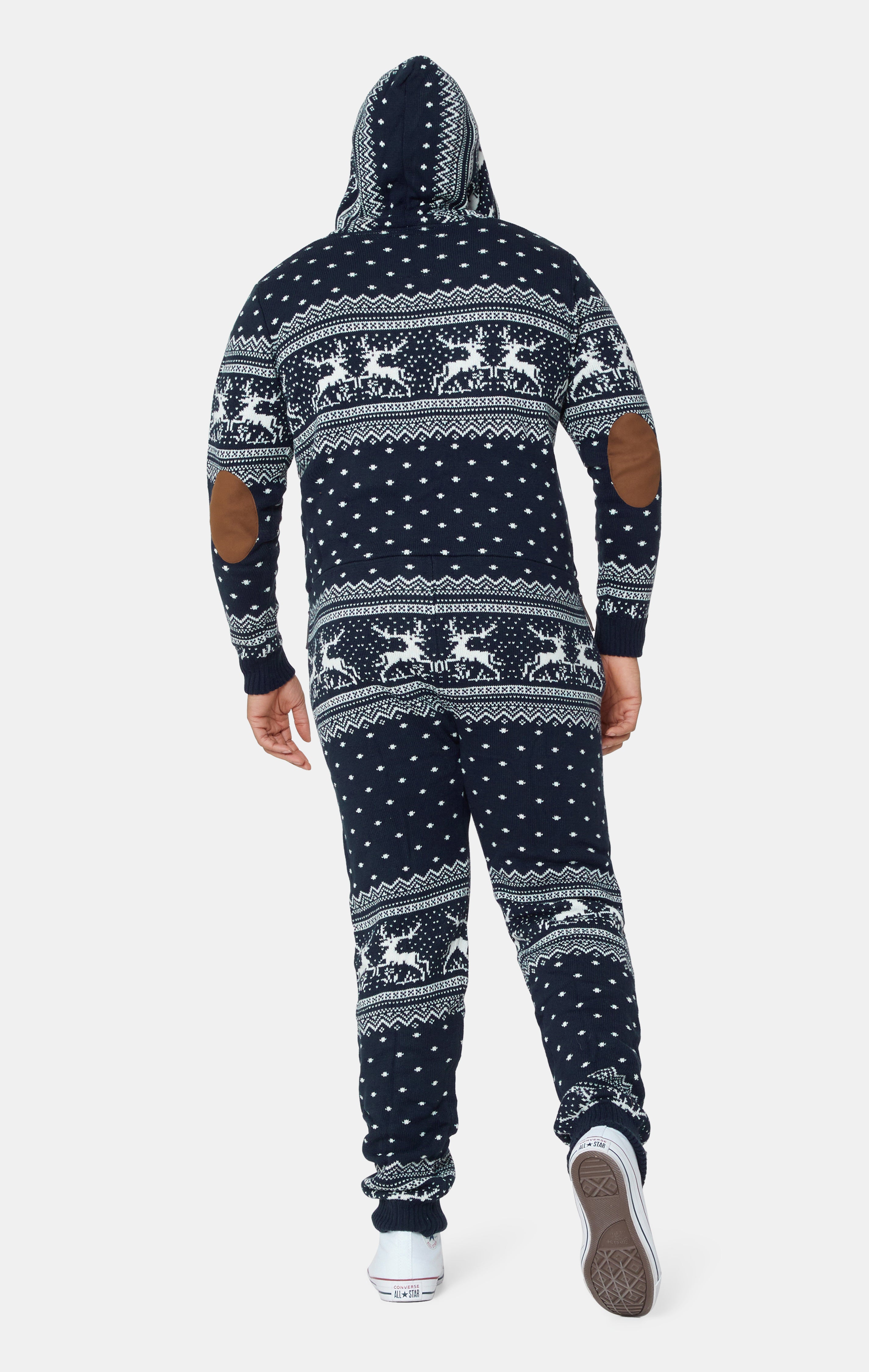 Holidays Are Coming Onesie Jumpsuit Navy