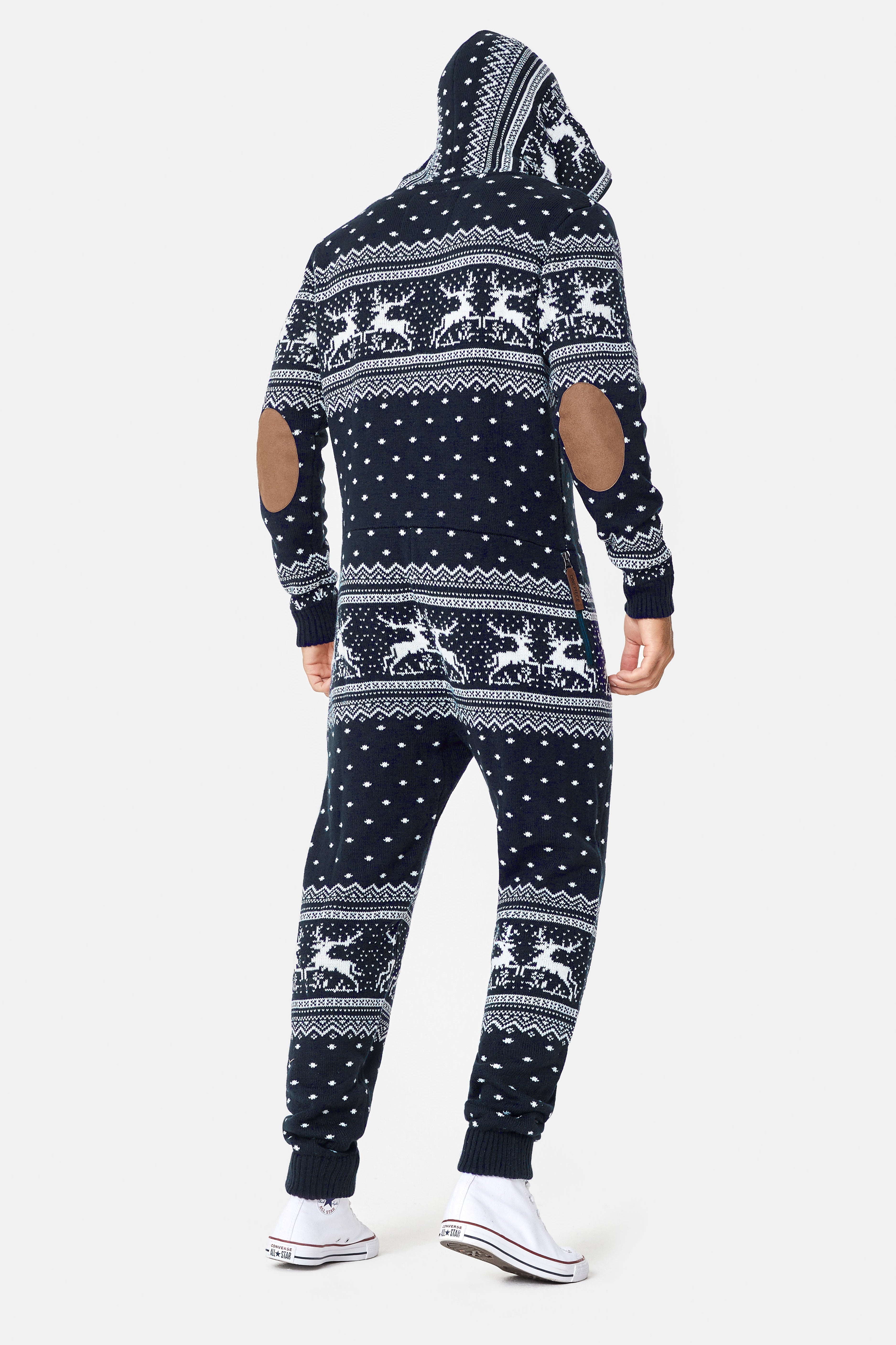 Holidays Are Coming Onesie Jumpsuit Navy