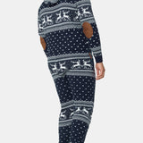 Holidays Are Coming Onesie Jumpsuit Navy