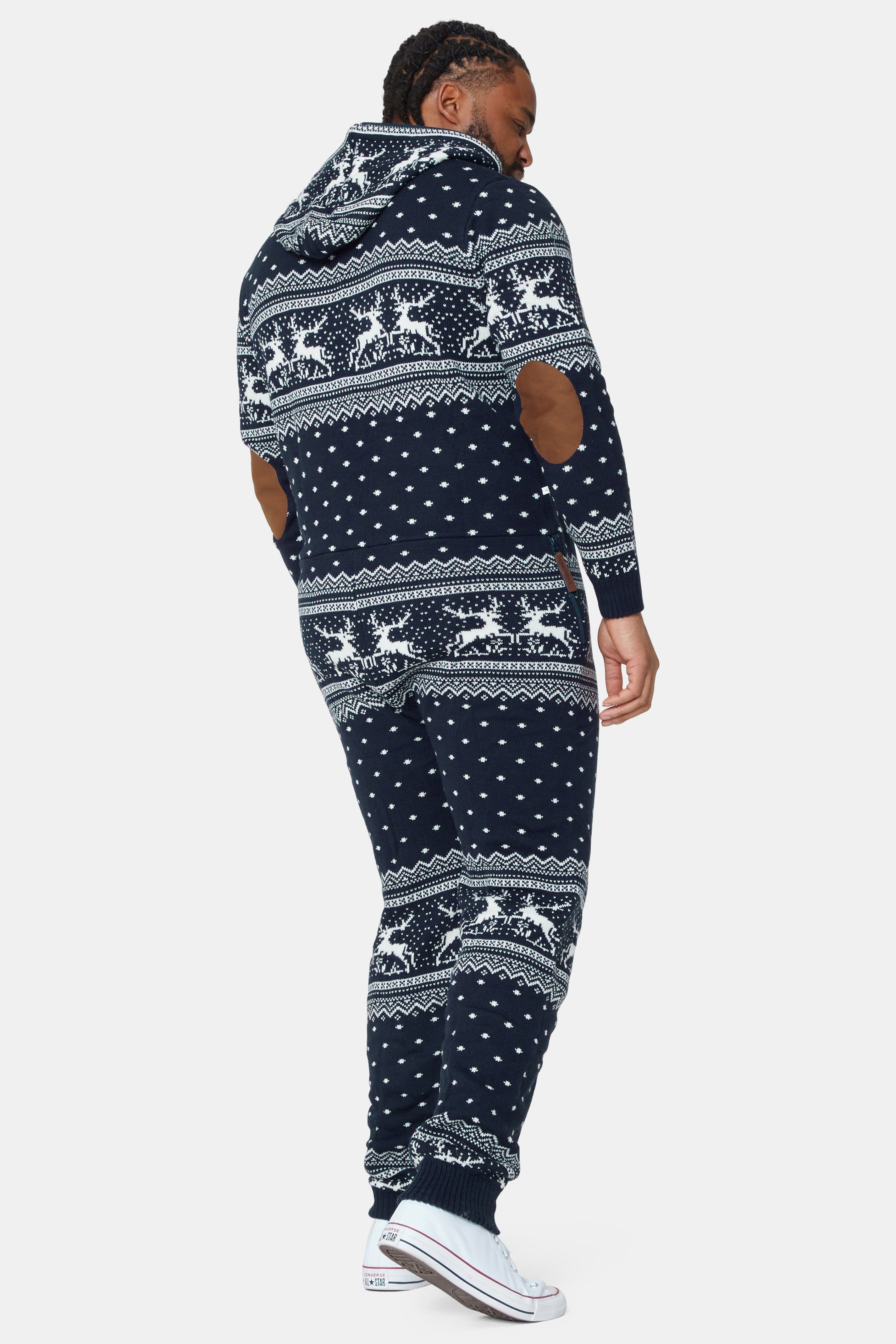 Holidays Are Coming Onesie Jumpsuit Navy