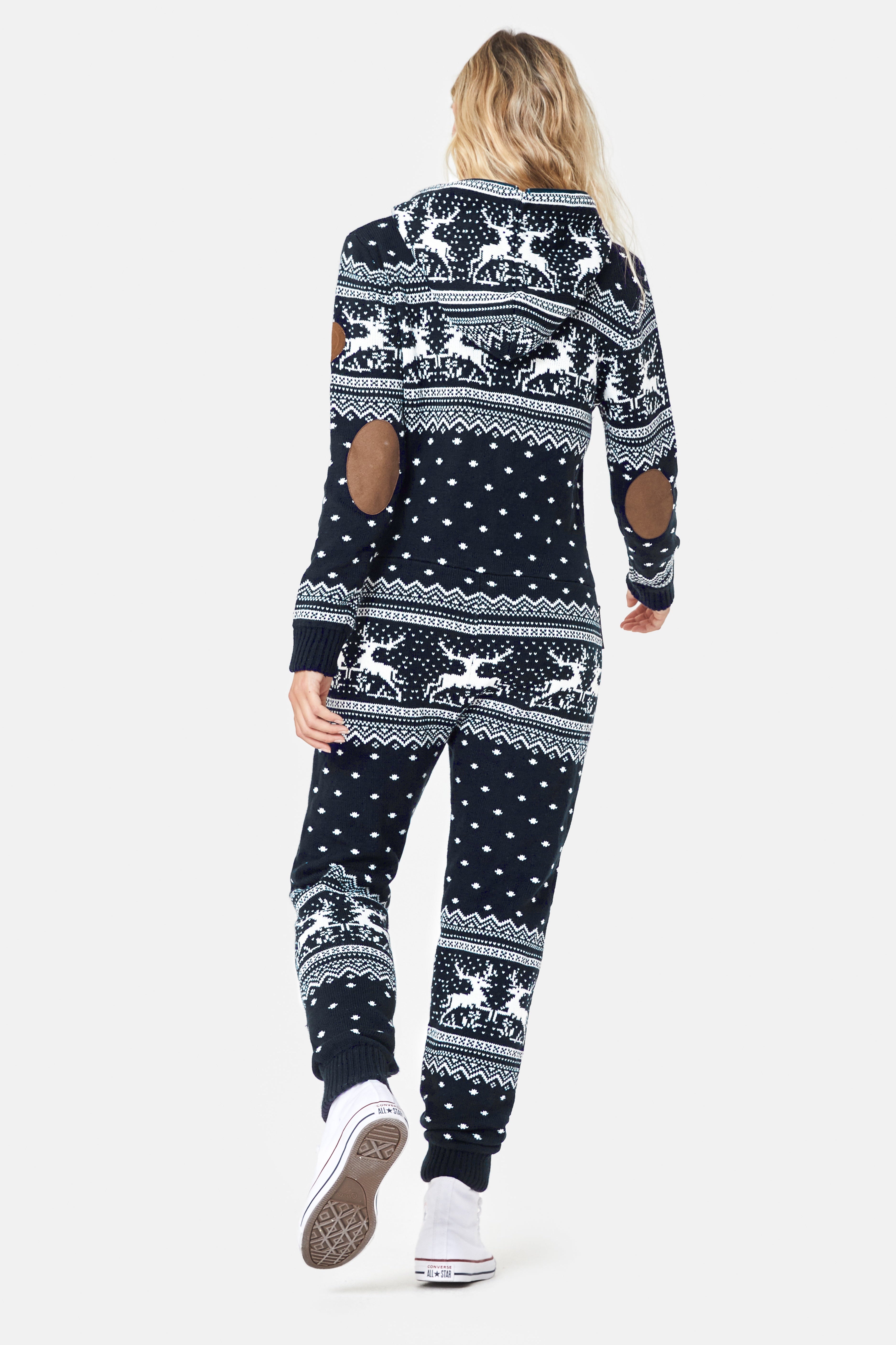 Holidays Are Coming Onesie Jumpsuit Navy