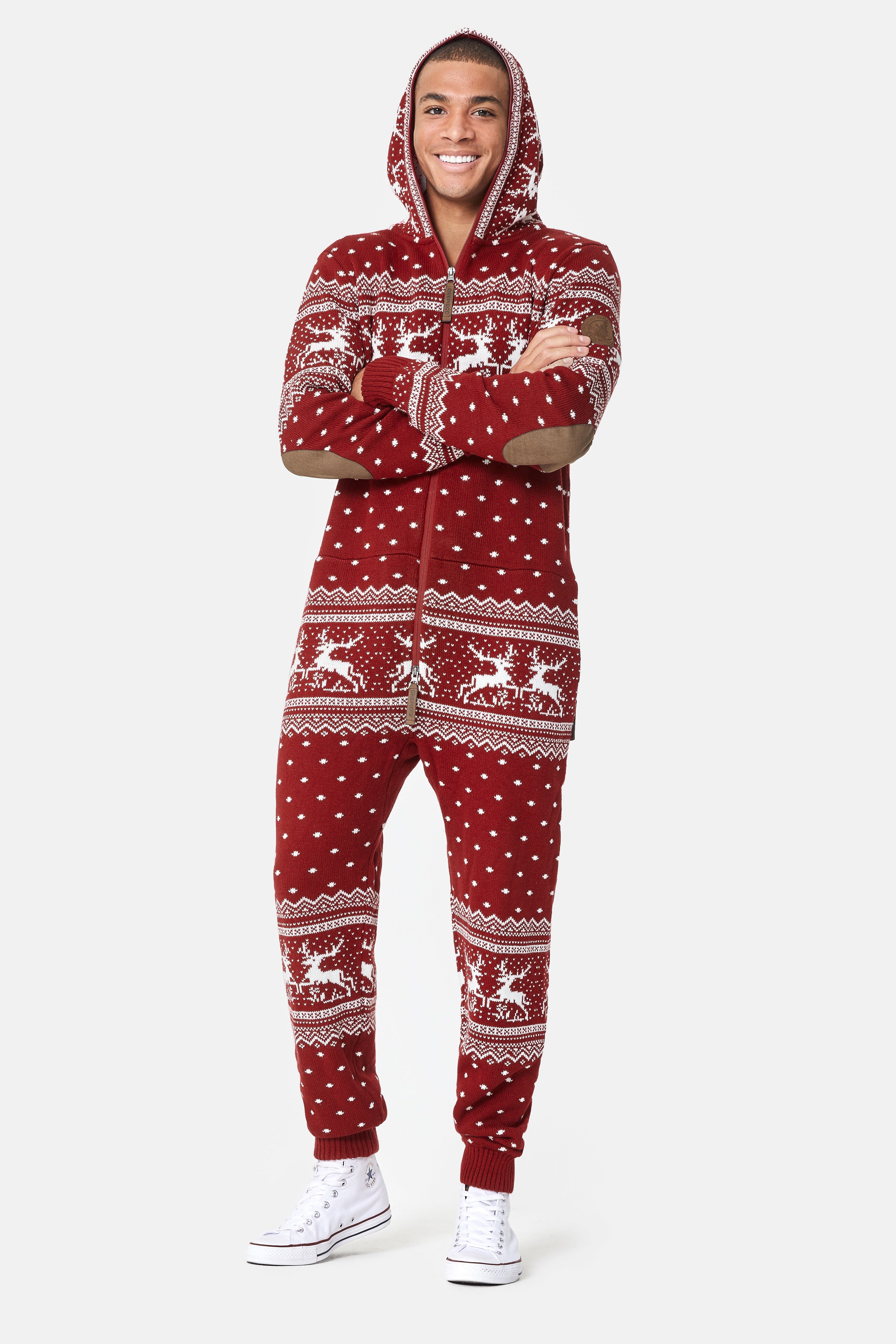 Holidays Are Coming Onesie Jumpsuit Red