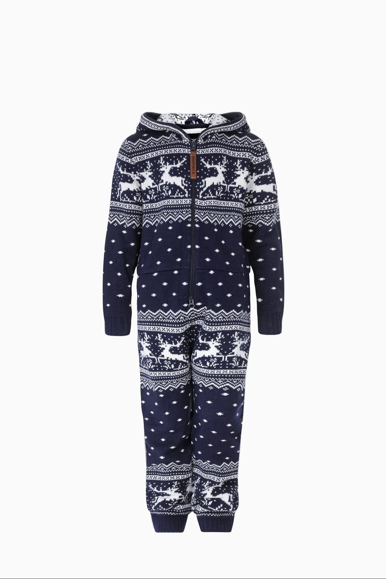 Holidays Are Coming KIDS Onesie Jumpsuit Navy