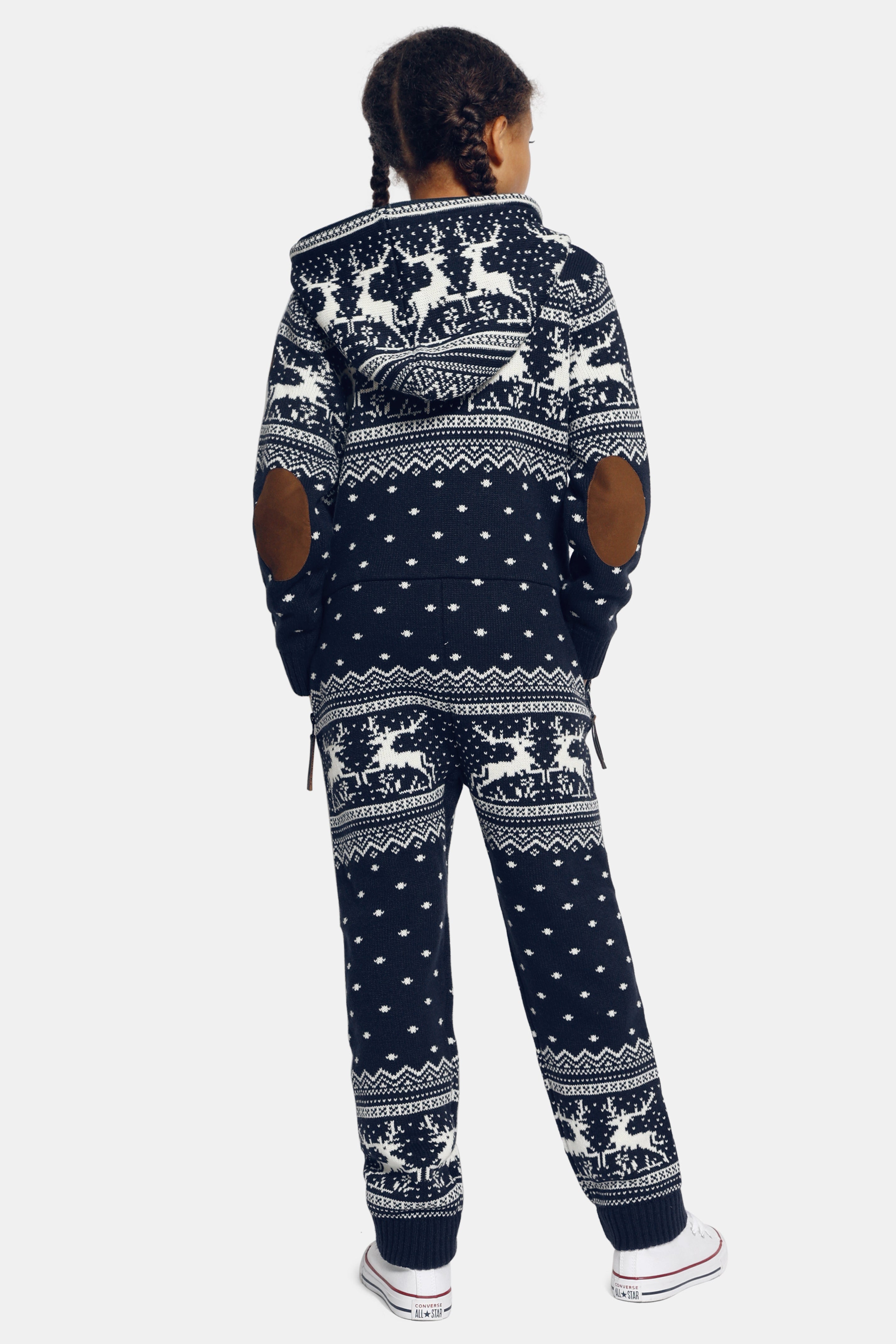 Holidays Are Coming KIDS Onesie Jumpsuit Navy