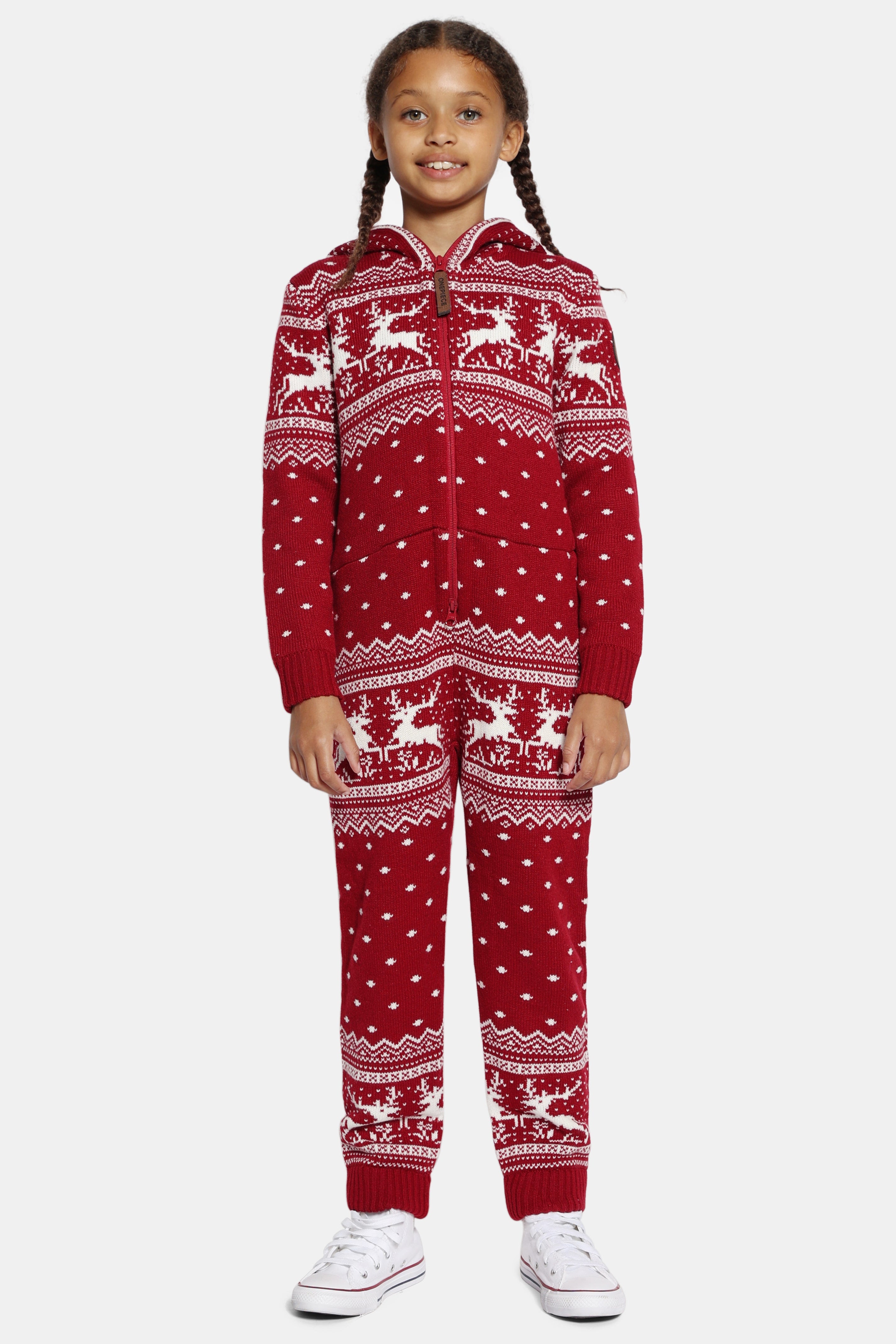 Holidays Are Coming KIDS Onesie Jumpsuit Red