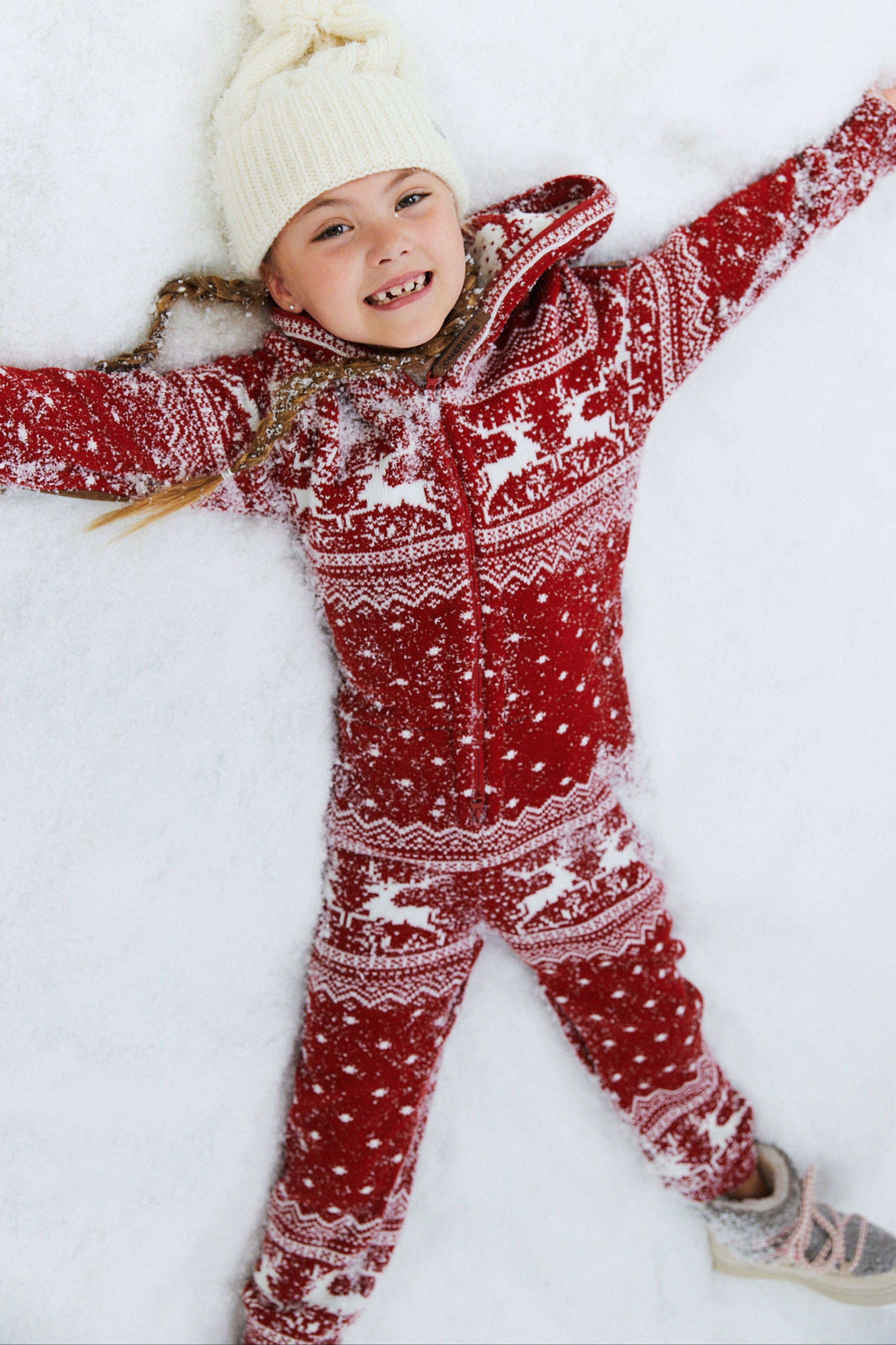 Holidays Are Coming KIDS Onesie Jumpsuit Red