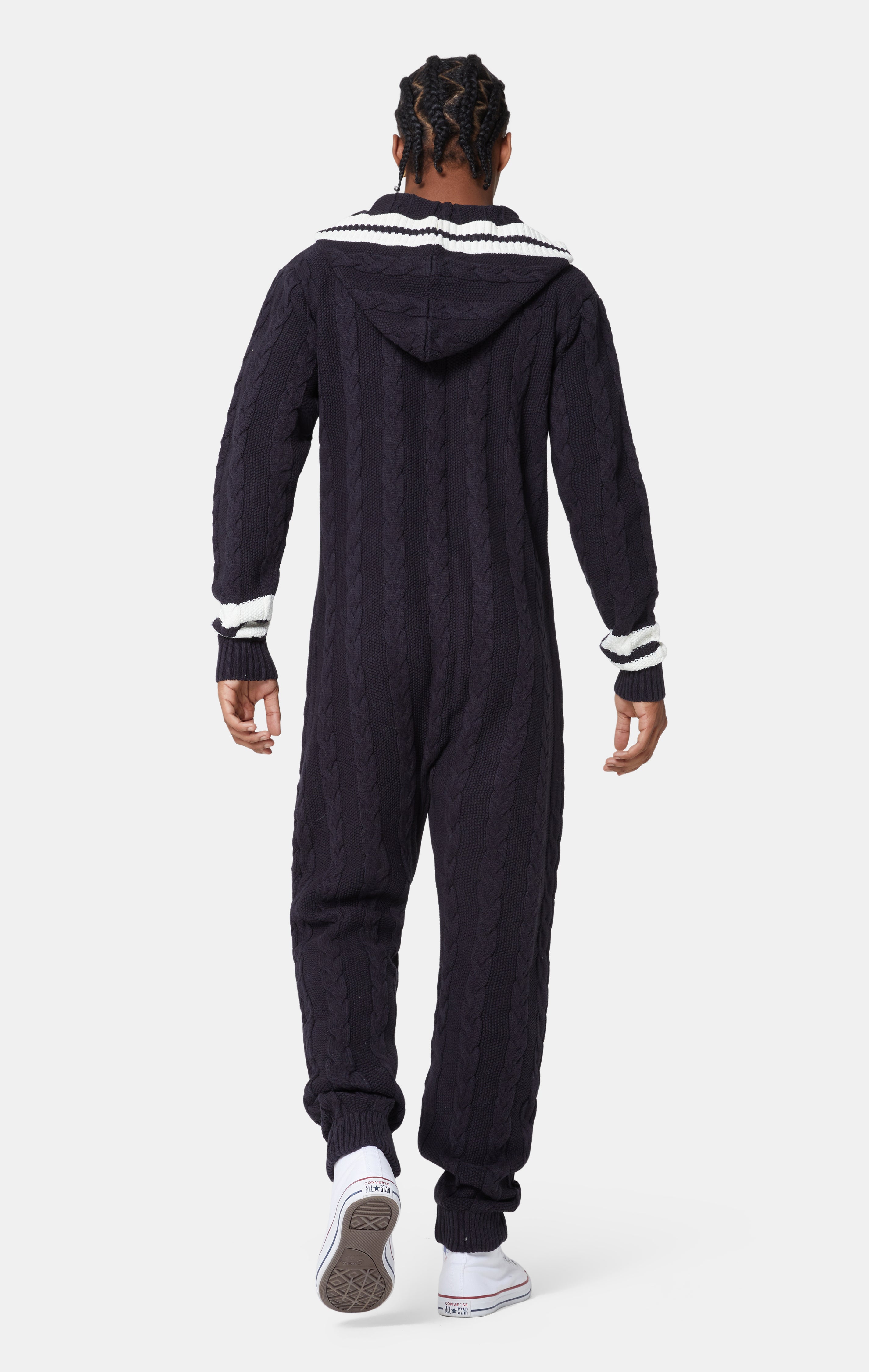 Varsity Jumpsuit Navy