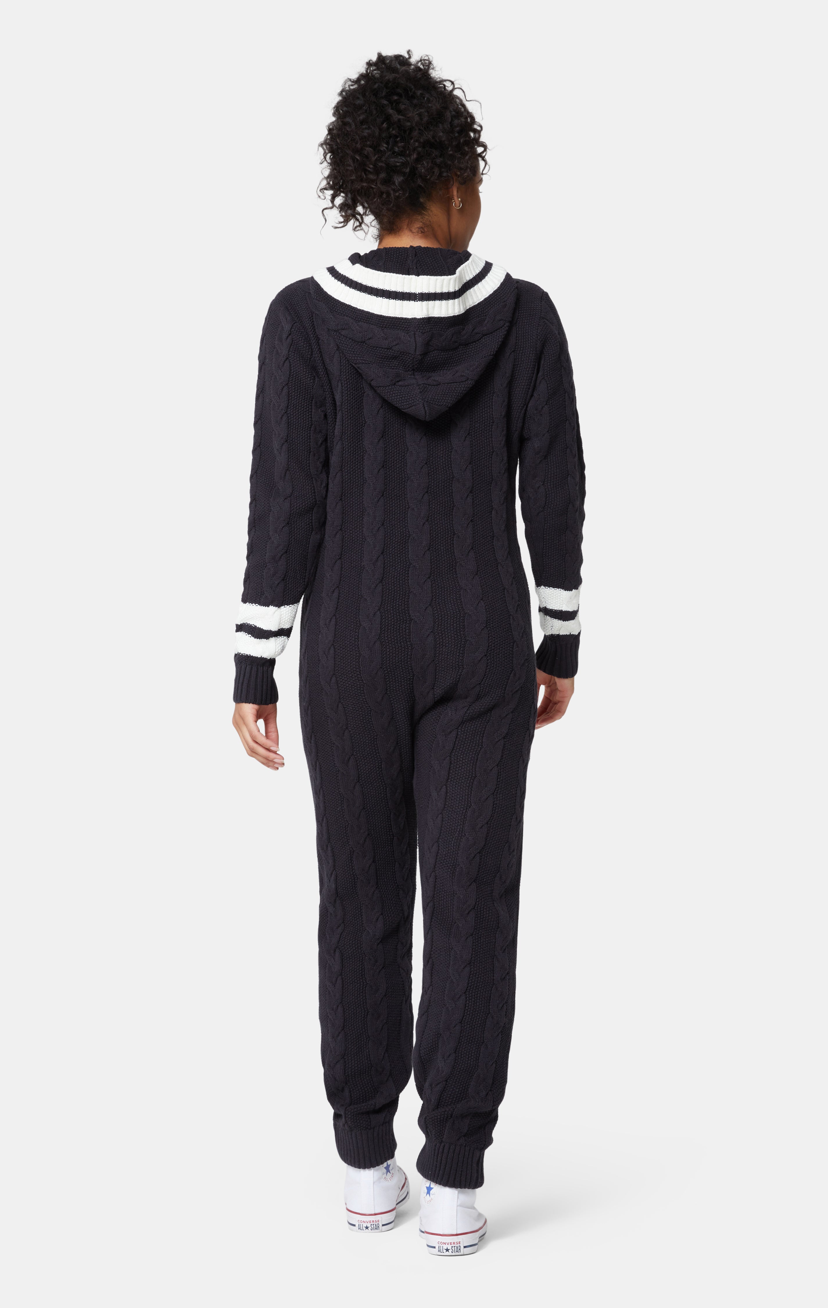 Varsity Jumpsuit Navy