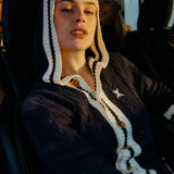 Varsity Jumpsuit Navy
