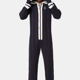 Varsity Jumpsuit Navy