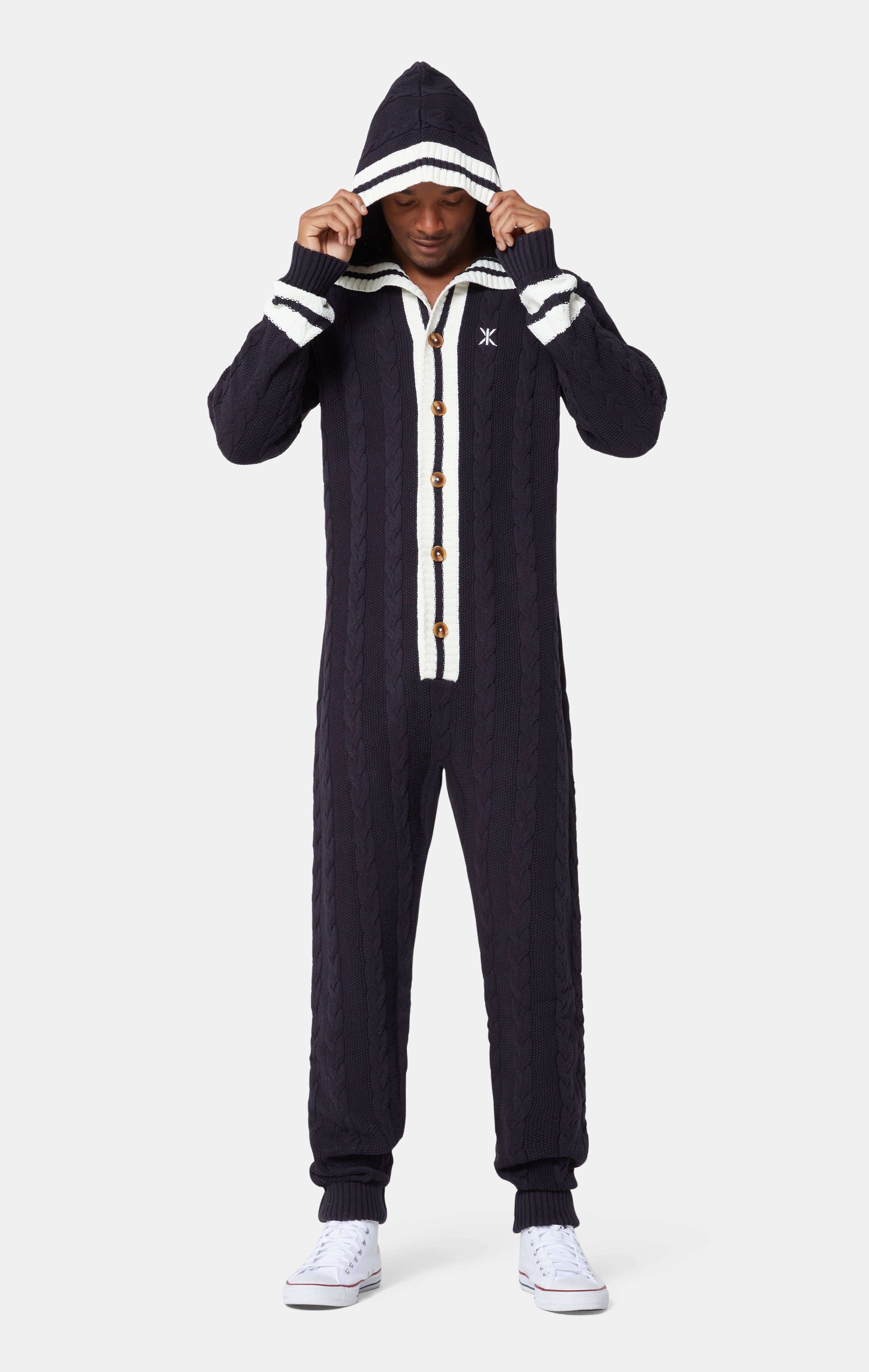 Varsity Jumpsuit Navy