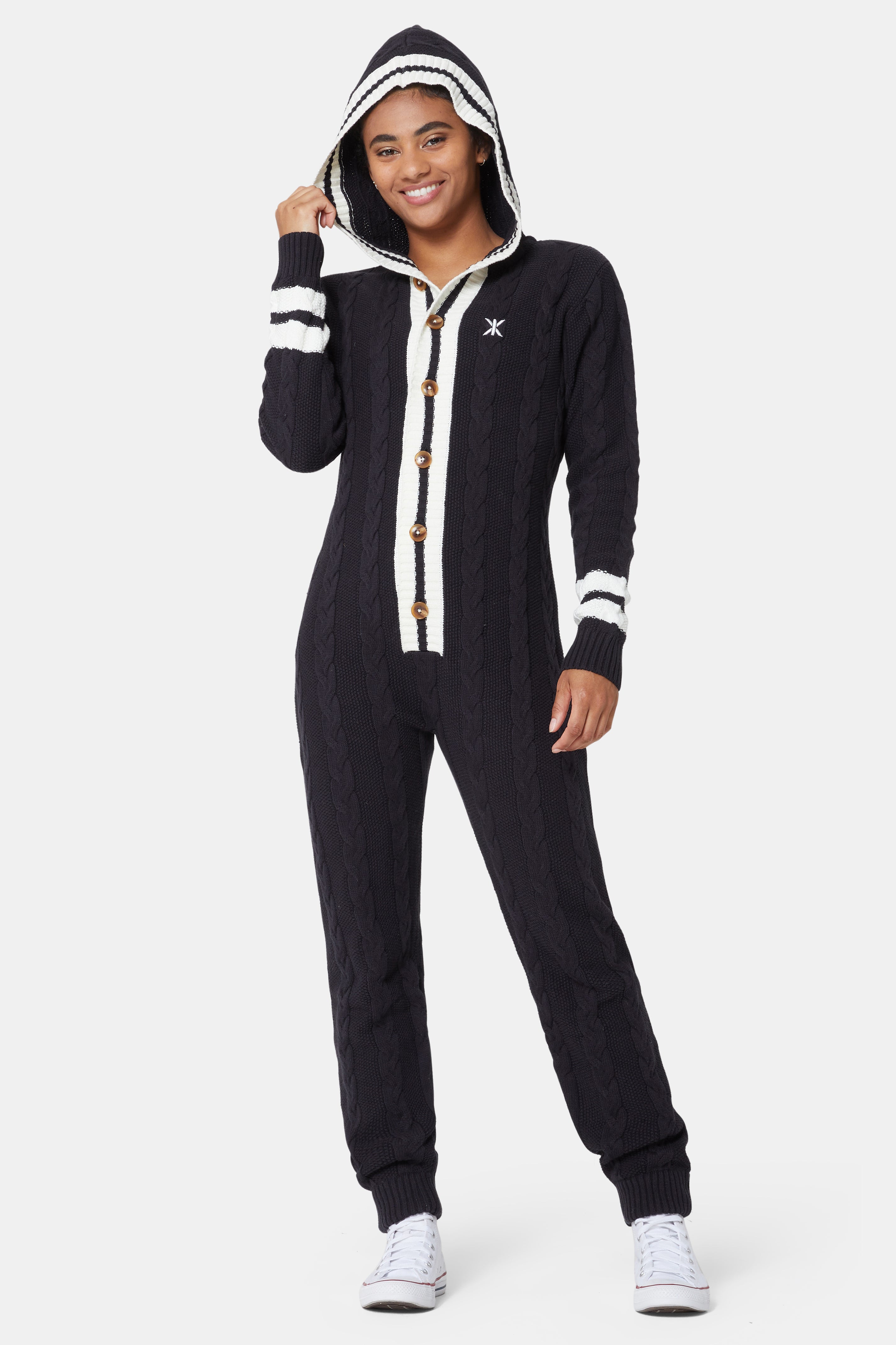 Varsity Jumpsuit Navy