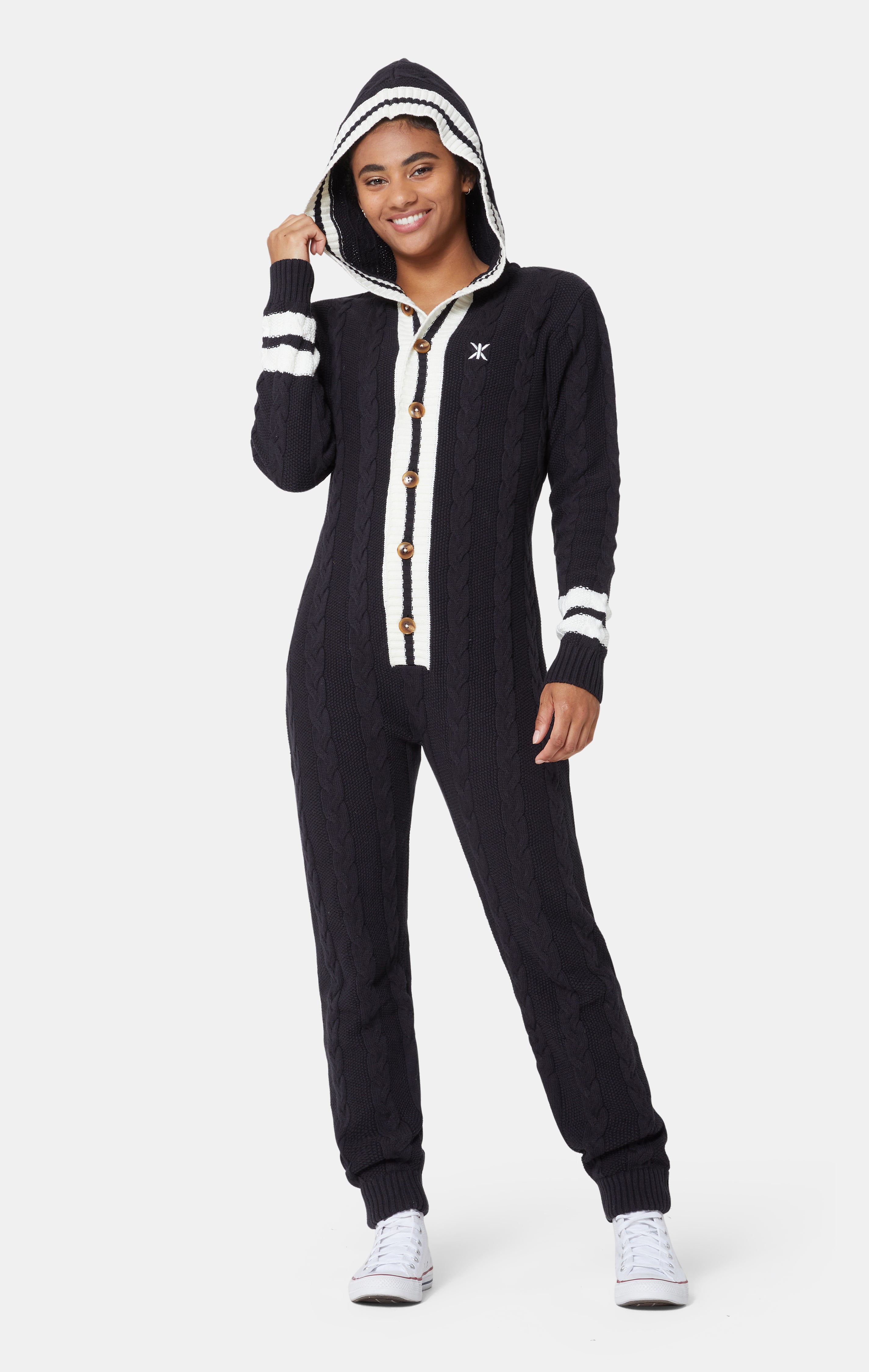 Varsity Jumpsuit Navy