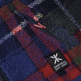 Checkered Fleece Jumpsuit Blue