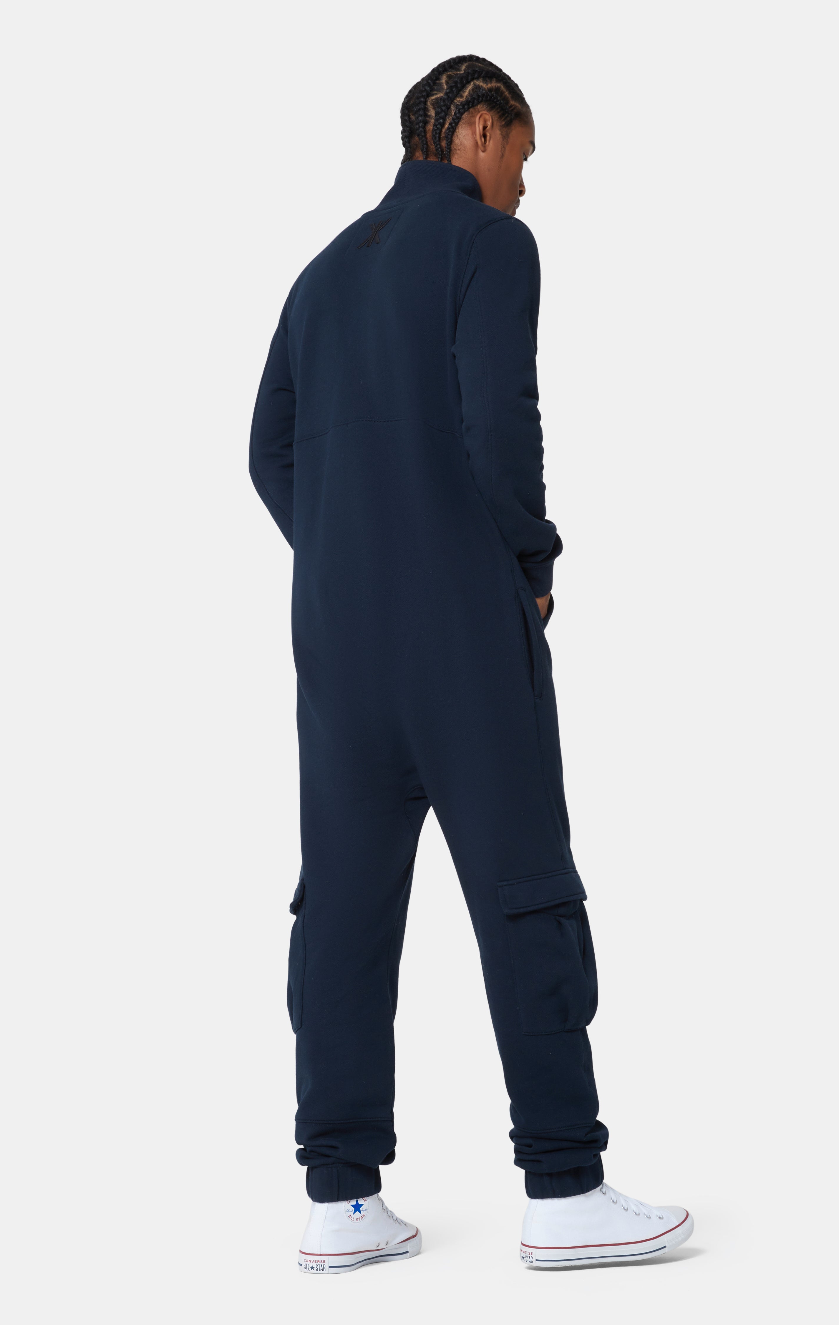Original Onesie Tall Neck Jumpsuit Navy