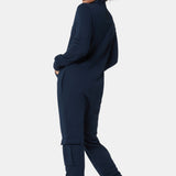 Original Onesie Tall Neck Jumpsuit Navy