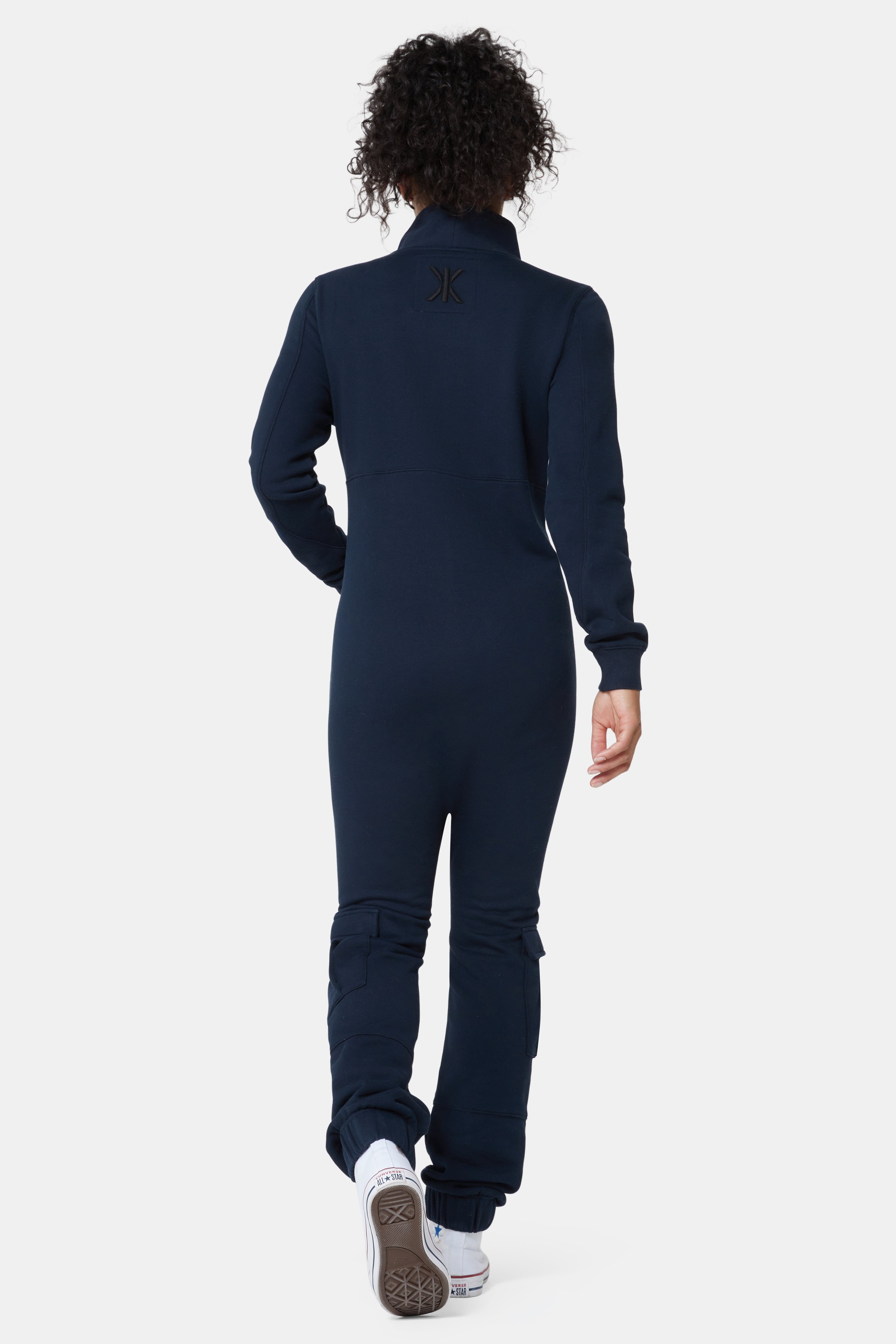 Original Onesie Tall Neck Jumpsuit Navy