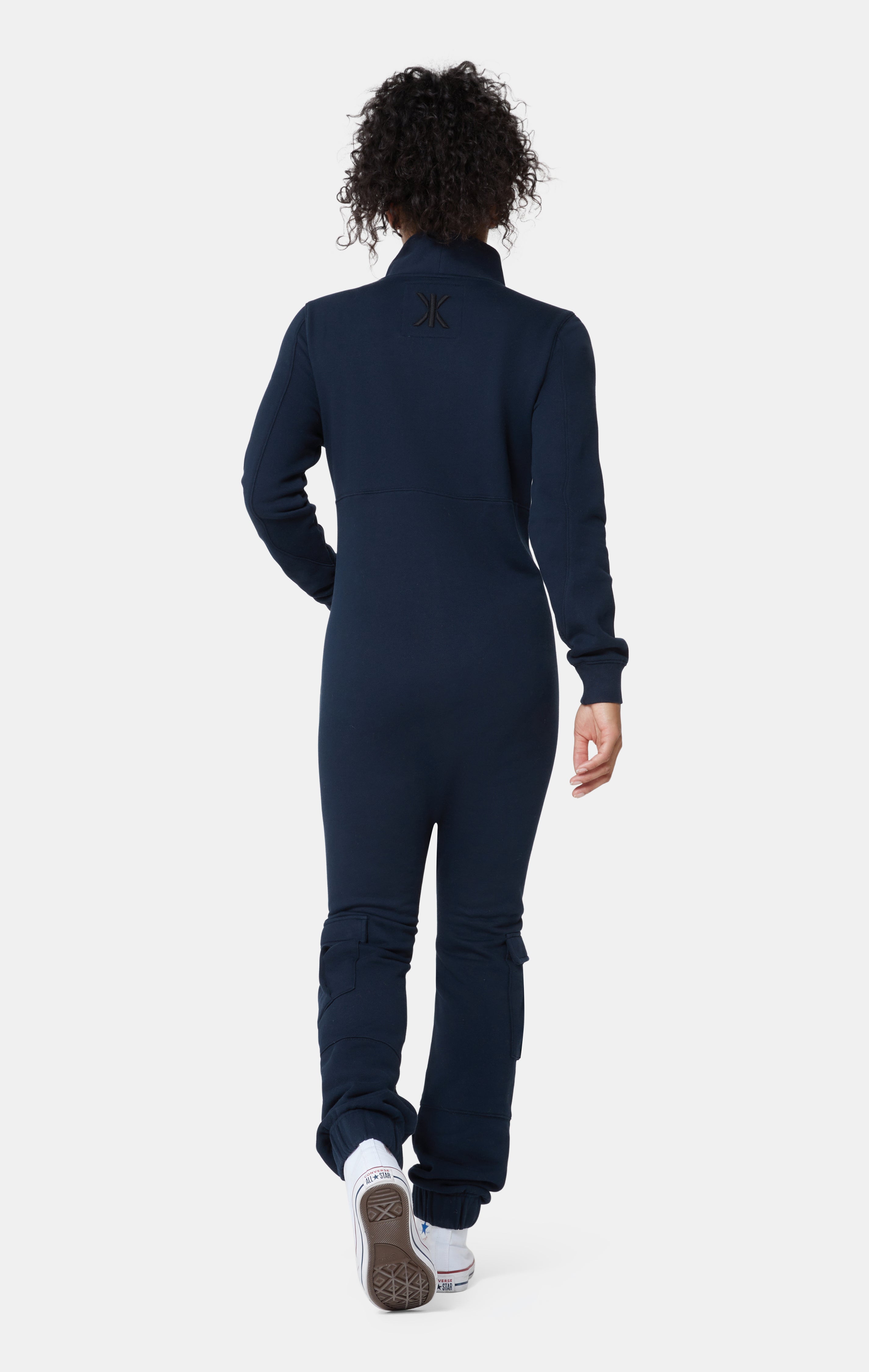 Original Onesie Tall Neck Jumpsuit Navy