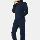 Original Onesie Tall Neck Jumpsuit Navy