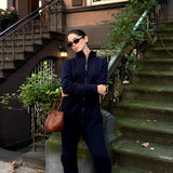 Original Onesie Tall Neck Jumpsuit Navy